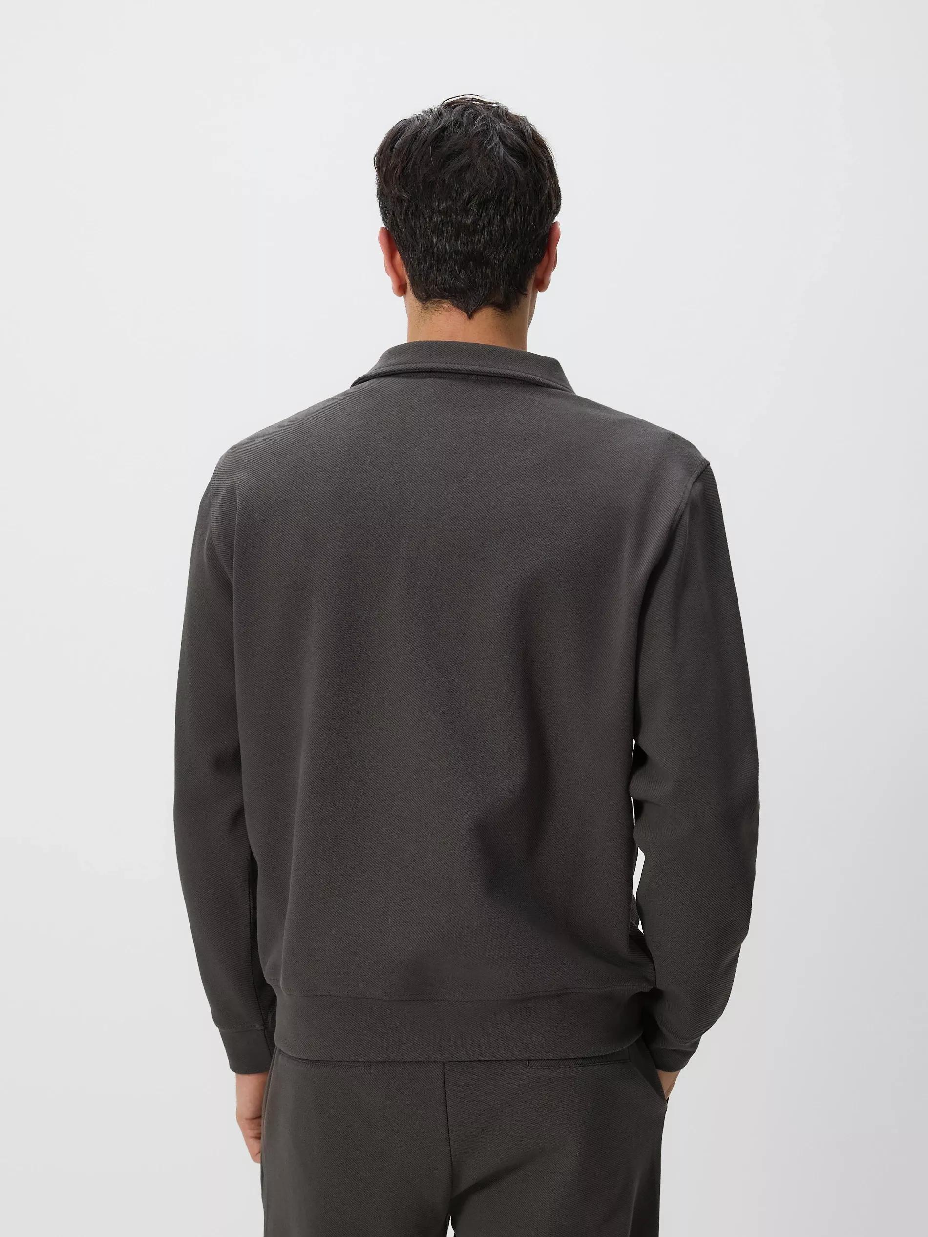 Grey Men`S Jogging Top, Grey, medium