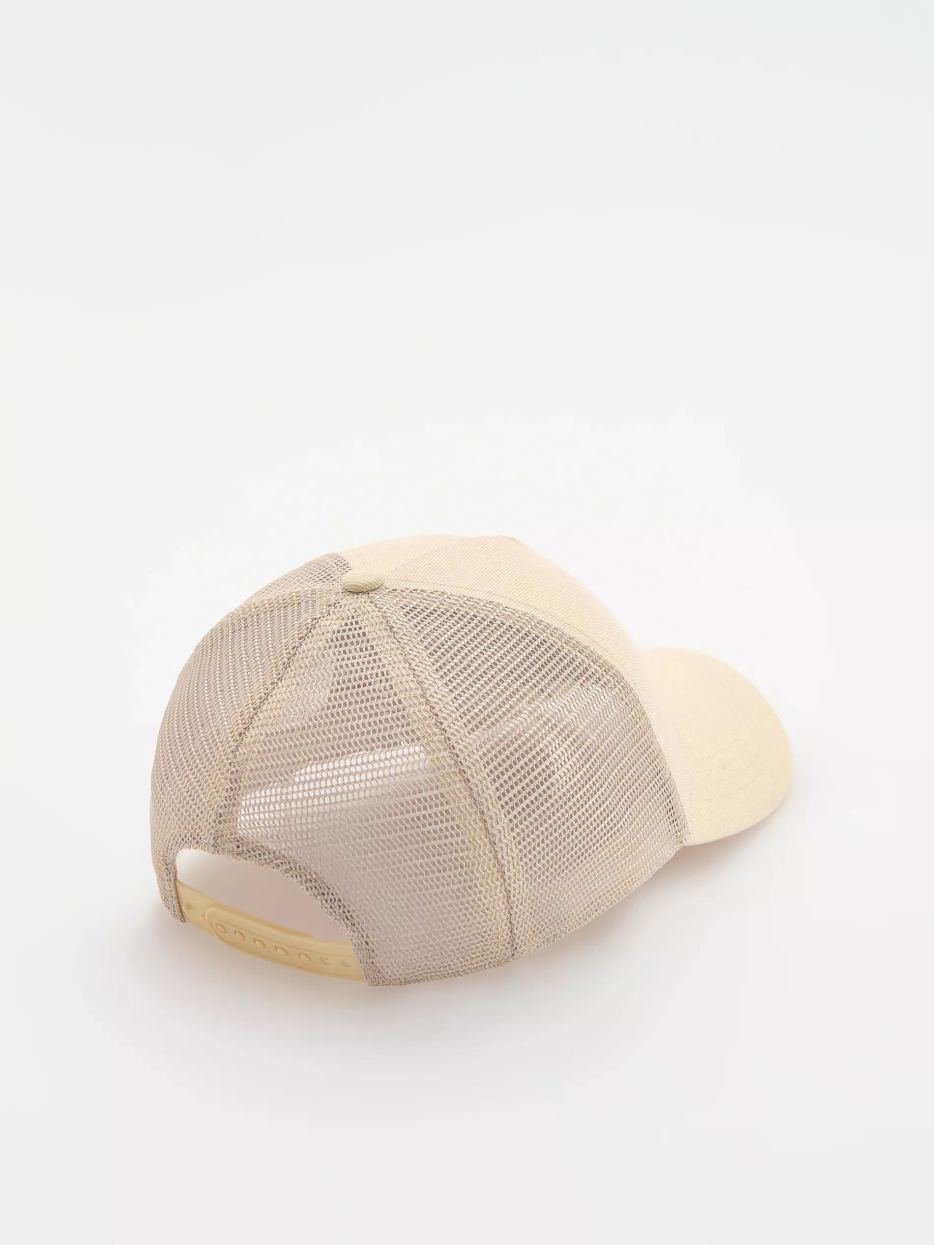 Beige Cap With Embroidery, Beige, large image number 1