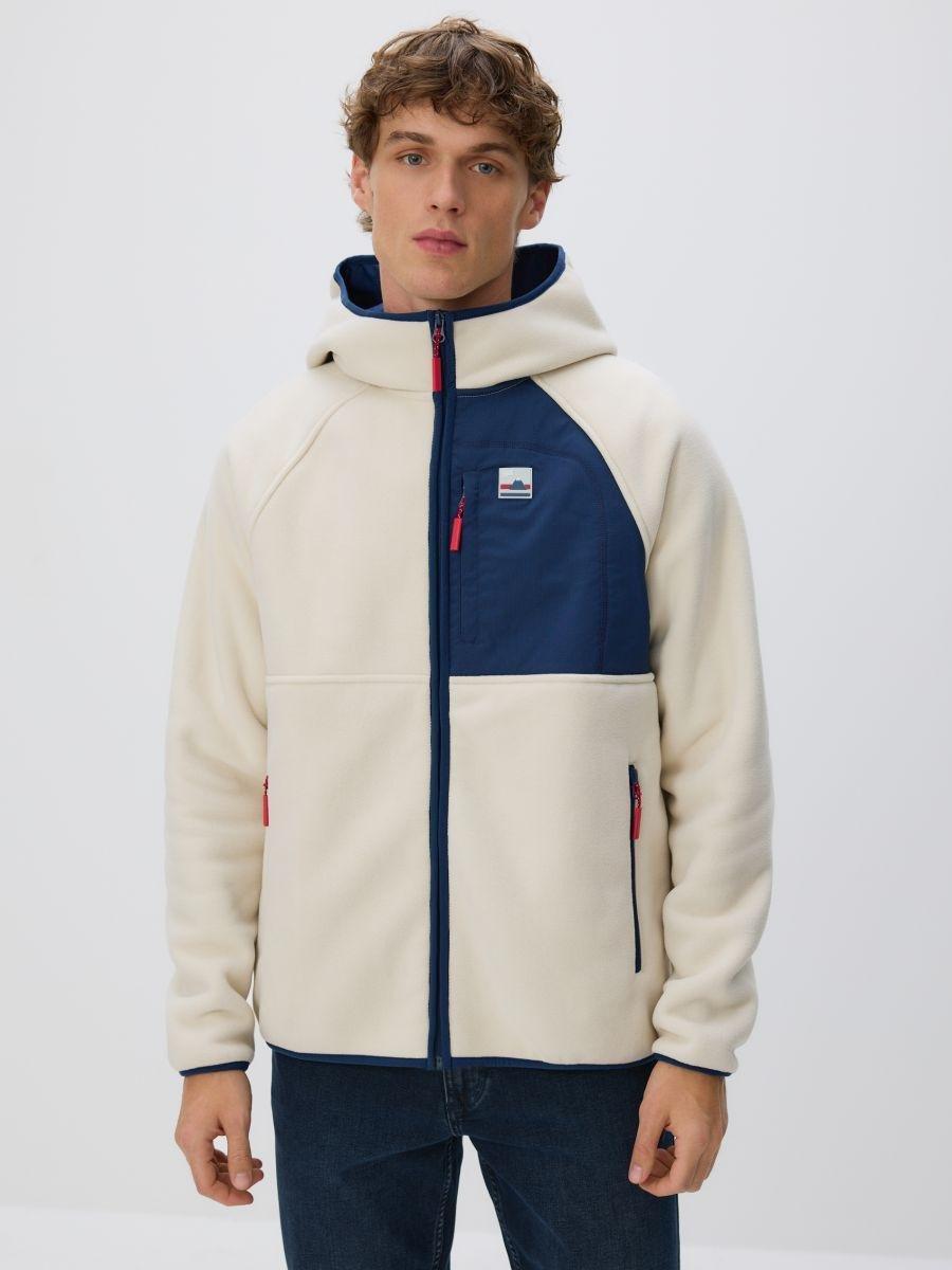 Cream Jogging Top, Ivory, medium