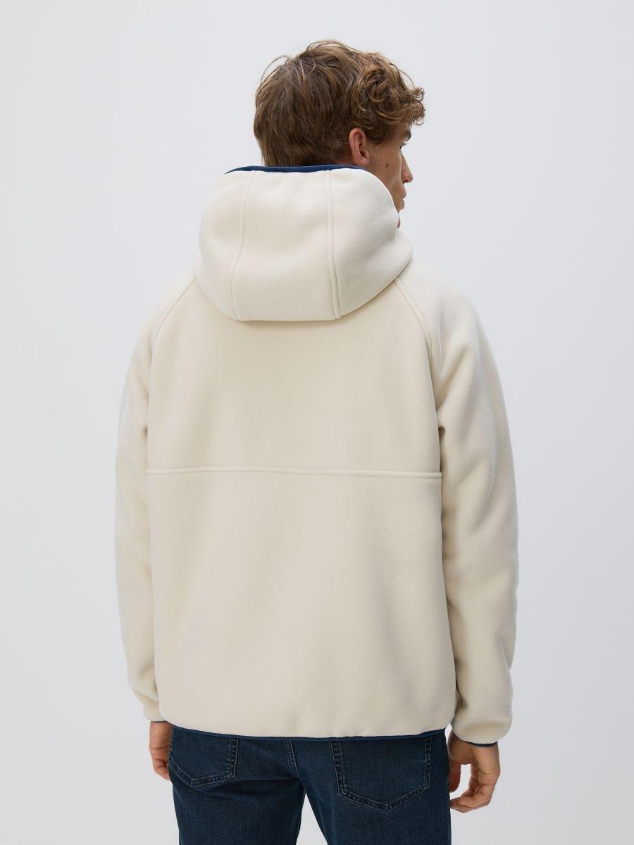 Cream Jogging Top, Ivory, large image number 1