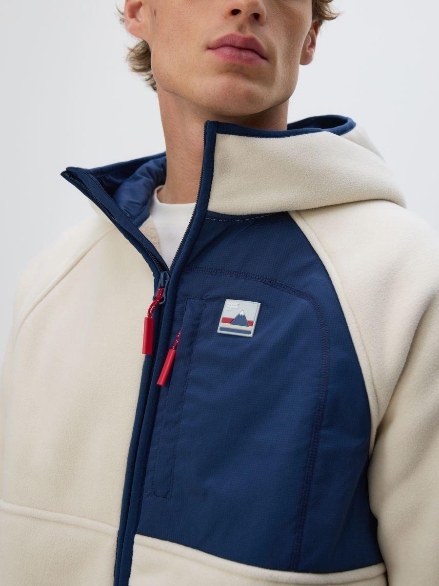 Cream Jogging Top, Ivory, medium