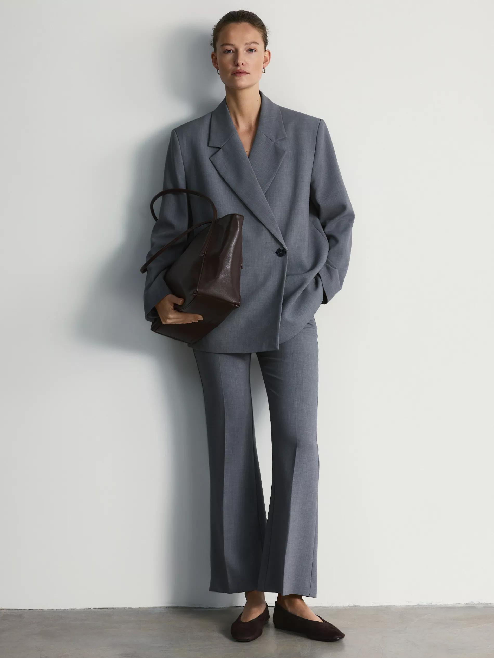 Brown Shopper Bag, Brown, large image number 1