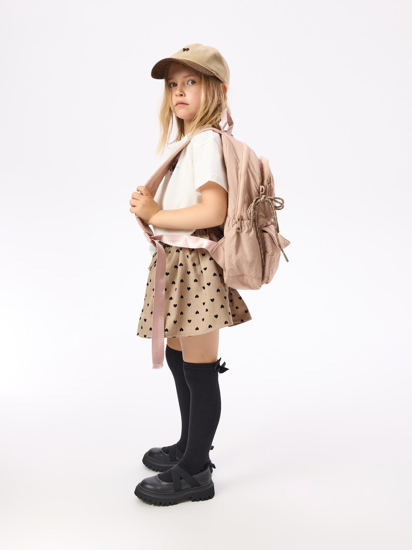 Pink Backpack With Print, Purple, large image number 1