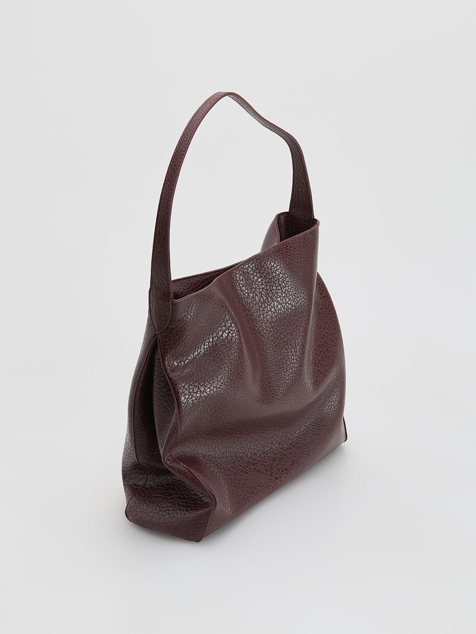 Maroon Shopper Bag, Burgundy, large image number 3