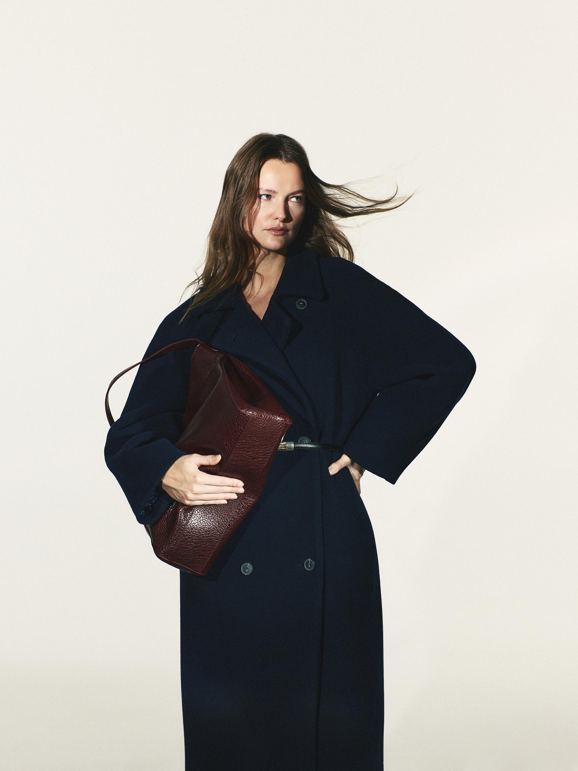 Maroon Shopper Bag, Burgundy, large image number 5