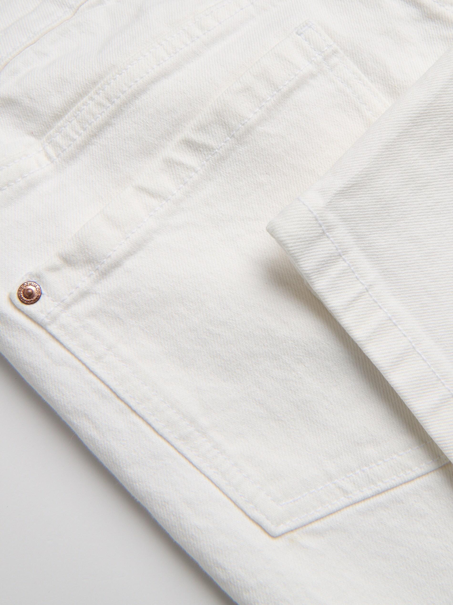 Cream Mom Fit Slim Jeans, Ivory, large image number 1