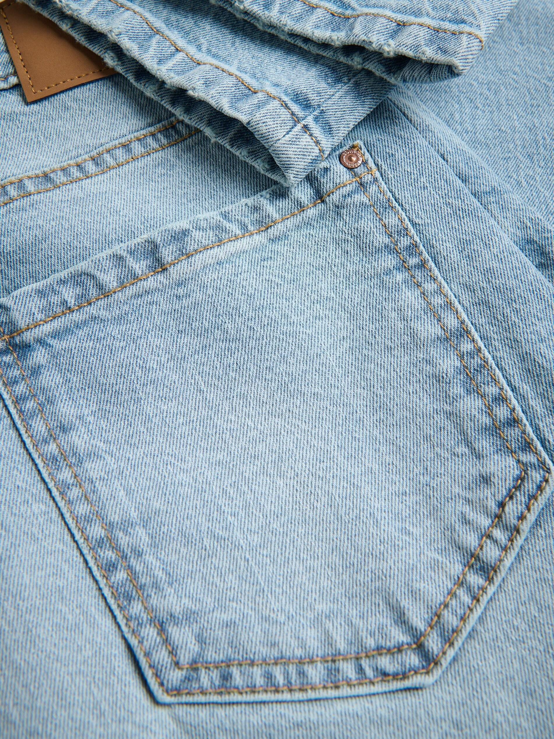 Blue Mom Fit Slim Jeans, Blue, large image number 1