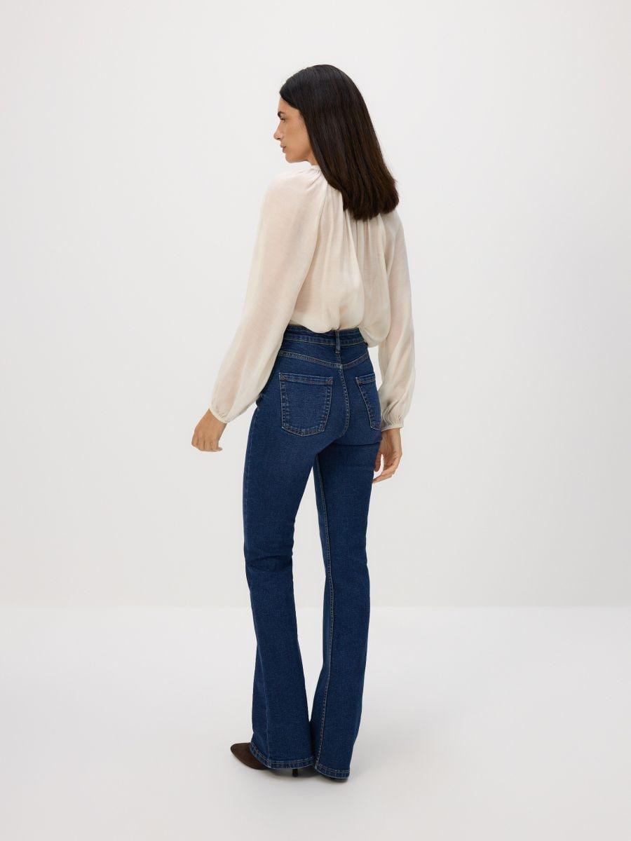 Flare Bootcut Jeans, Navy, medium