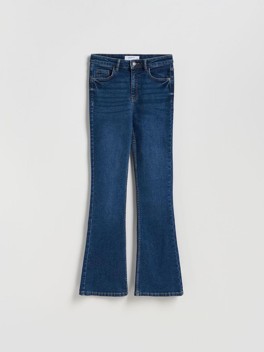Flare Bootcut Jeans, Navy, large image number 2
