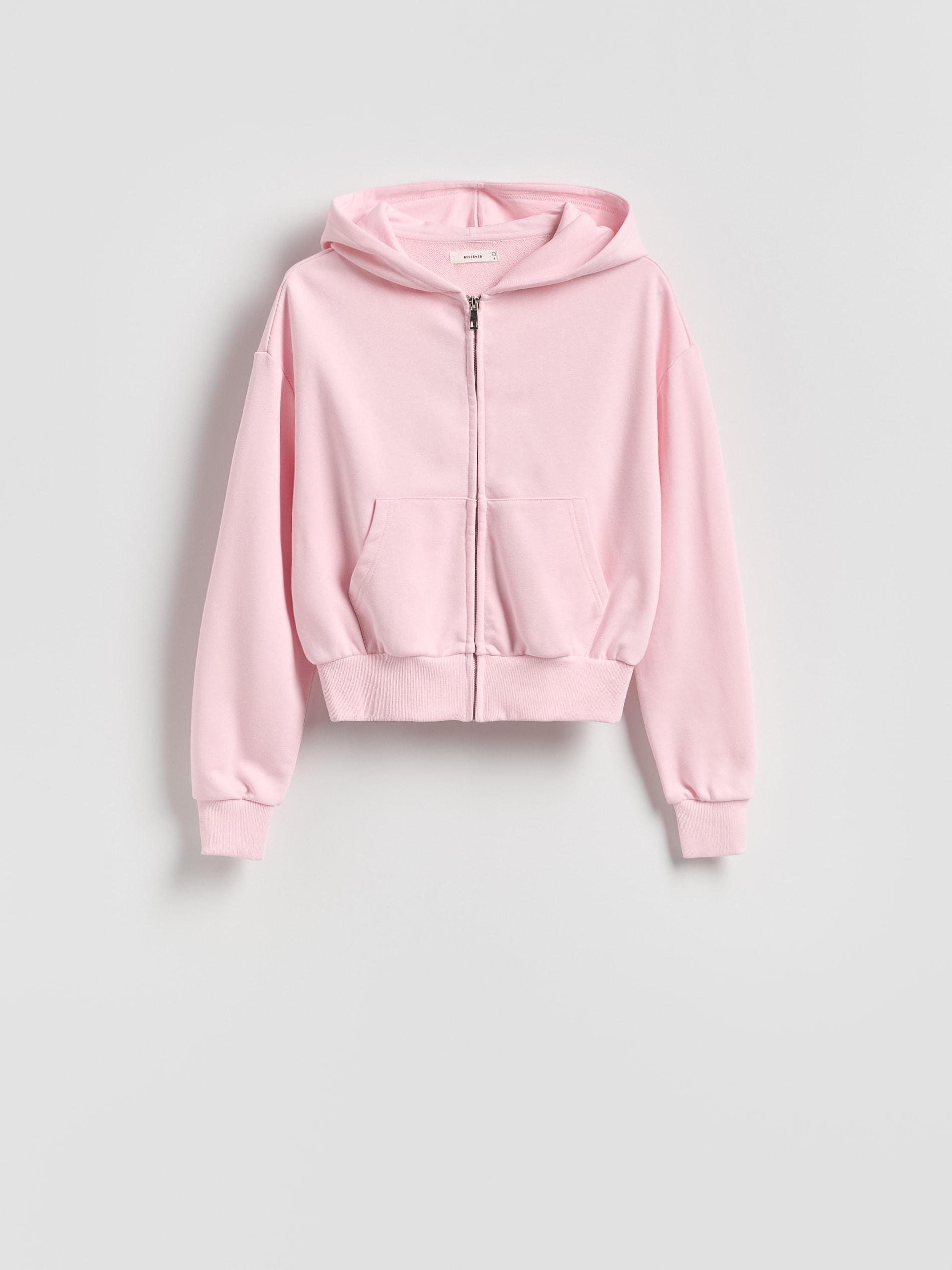 Pinkk Zip Up Sweatshirt, Pink, large image number 3