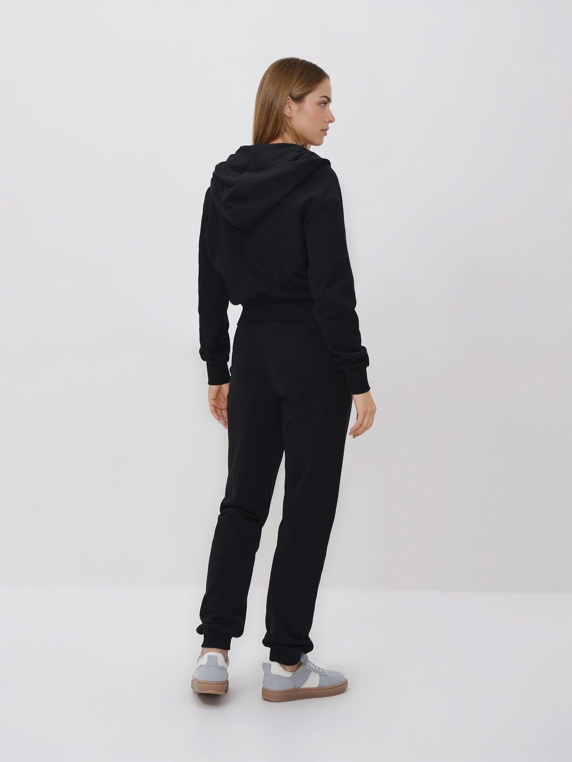 Black Zip Up Sweatshirt, Black, medium