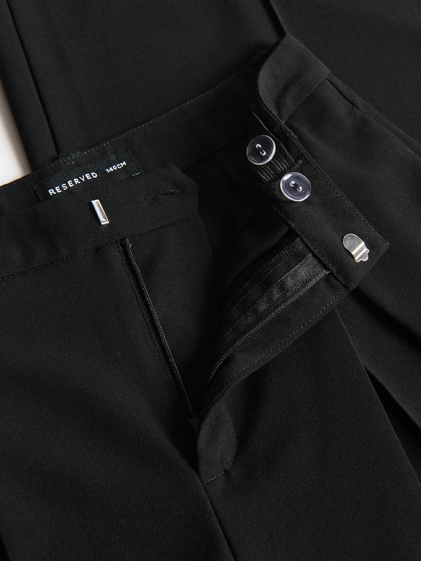 Black Loose Trousers With Viscose, Black, large image number 3