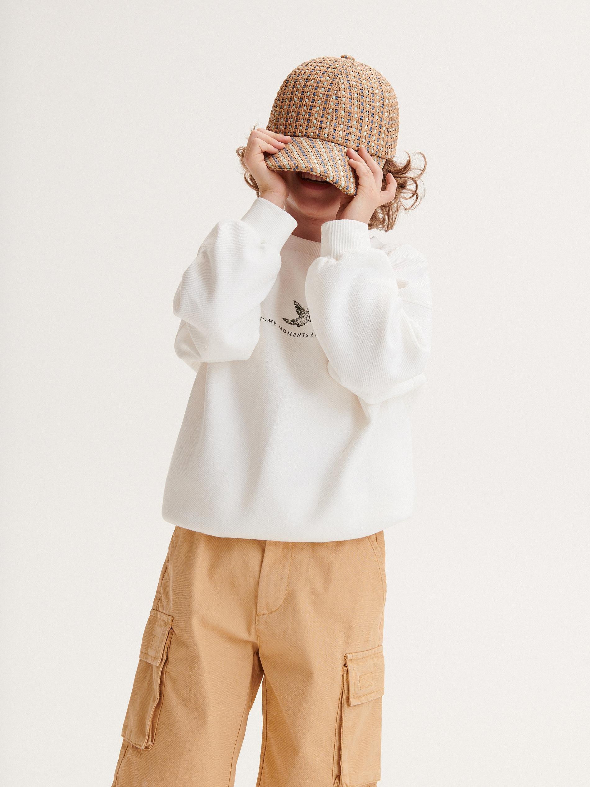 Multicolour Textured Cap, unisex kids, , large image number 0