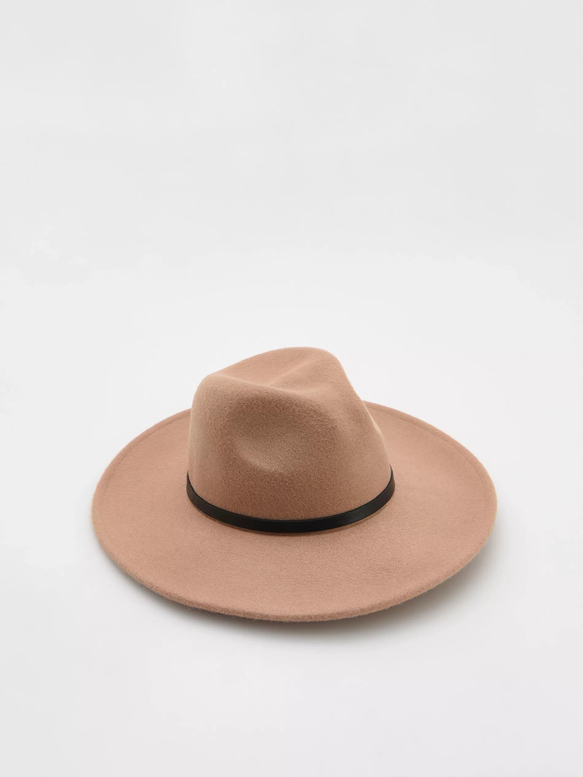Beige Wool Hat, , large image number 0