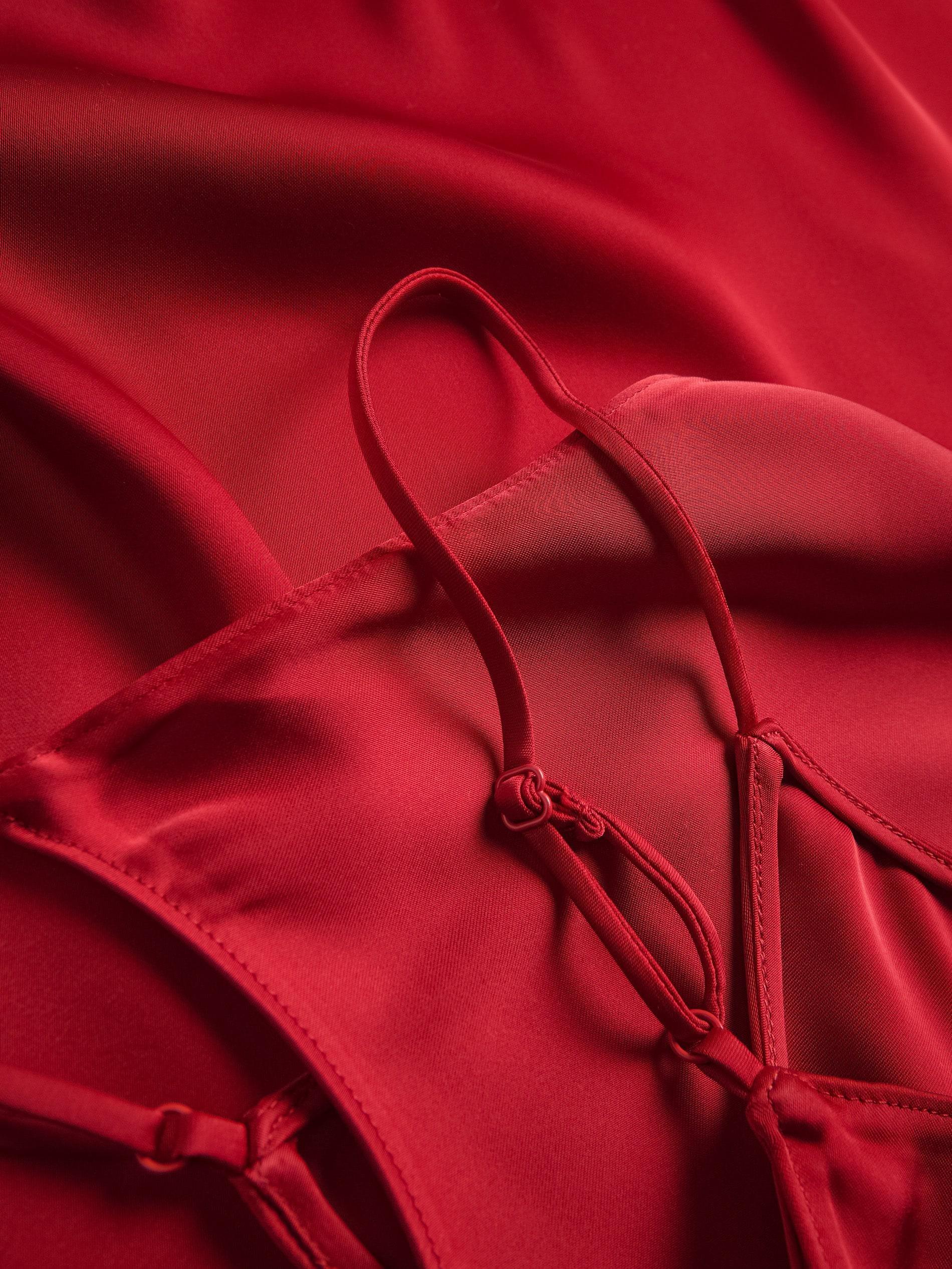 Red Cami Strap Maxi Dress, Red, large image number 5