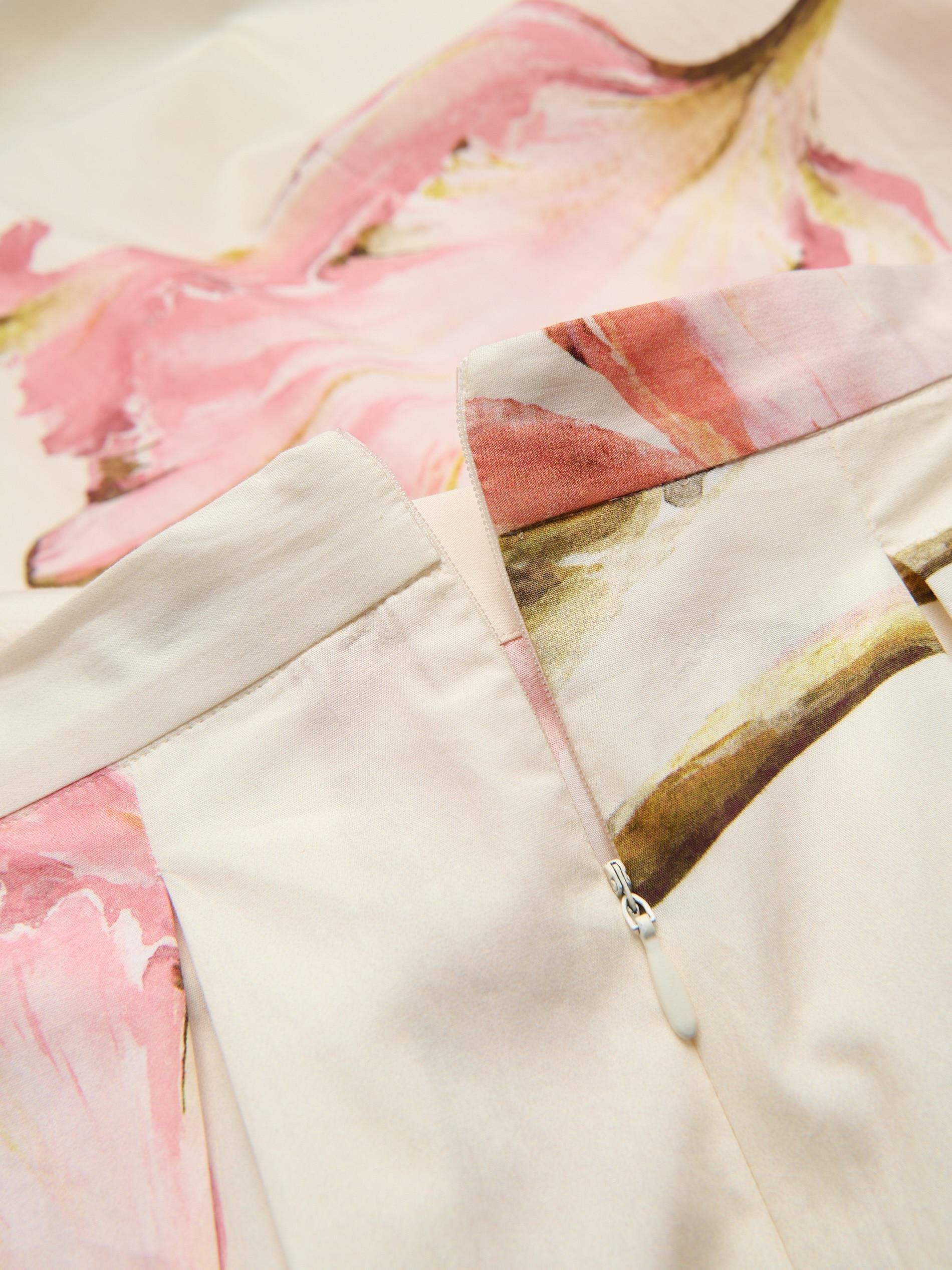 Multicolour Floral Midi Skirt, Multicolor, large image number 7