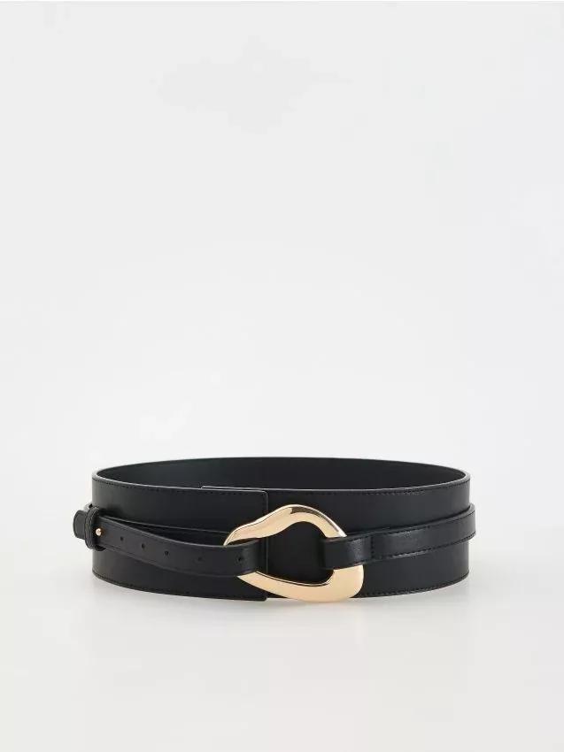 Black Belt With Clip, , large image number 0
