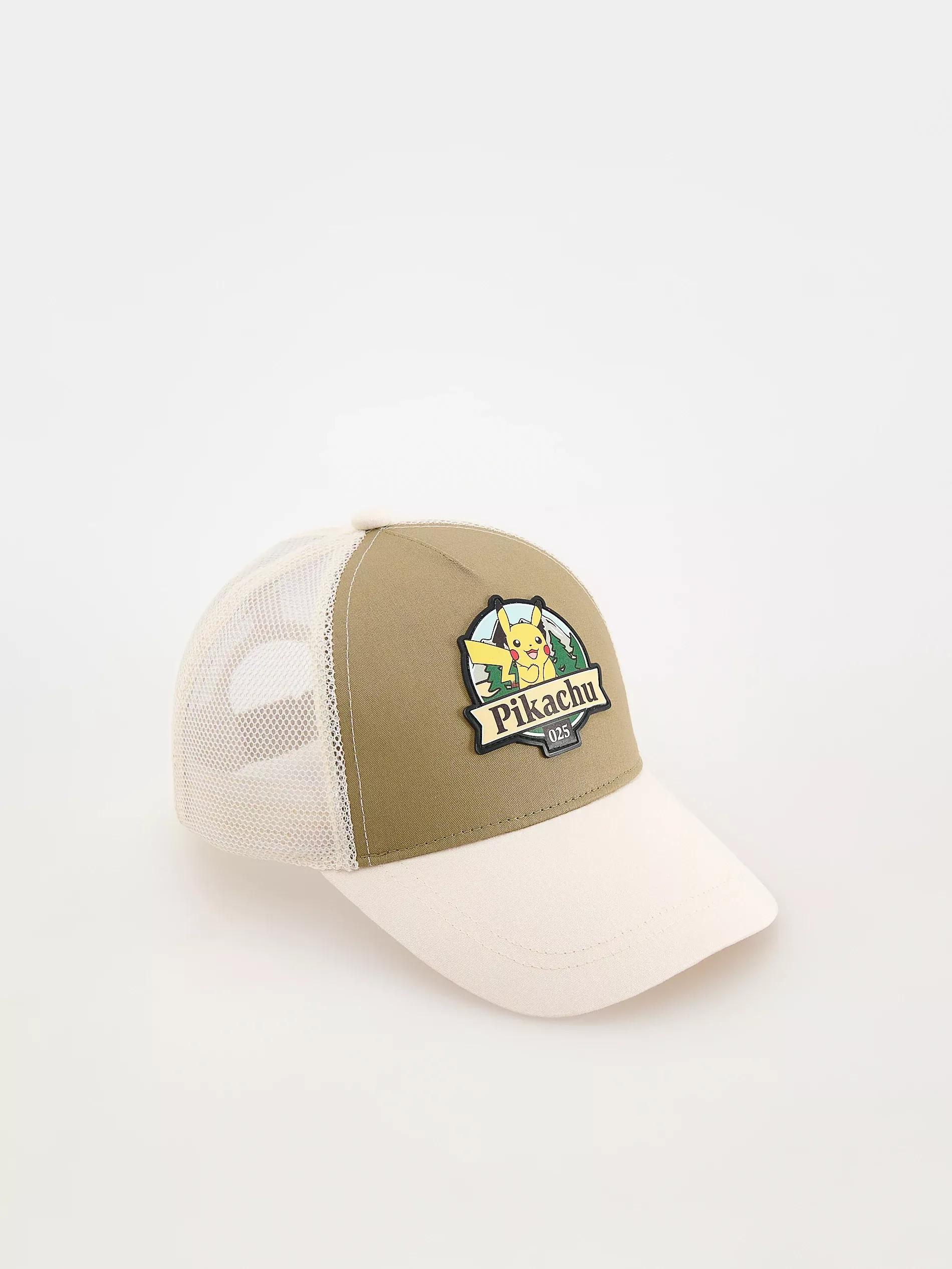 Green Peaked Cap, Kids Unisex, , medium