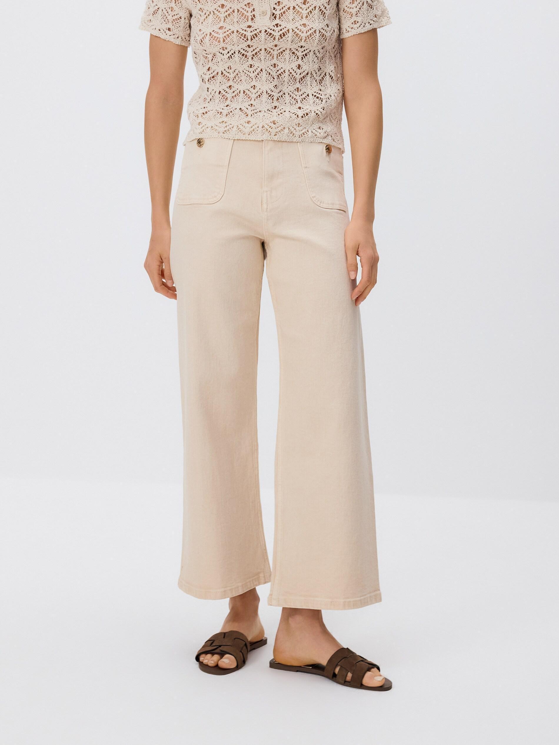 NUDE JEANS Culotte jeans, Ivory, large image number 2