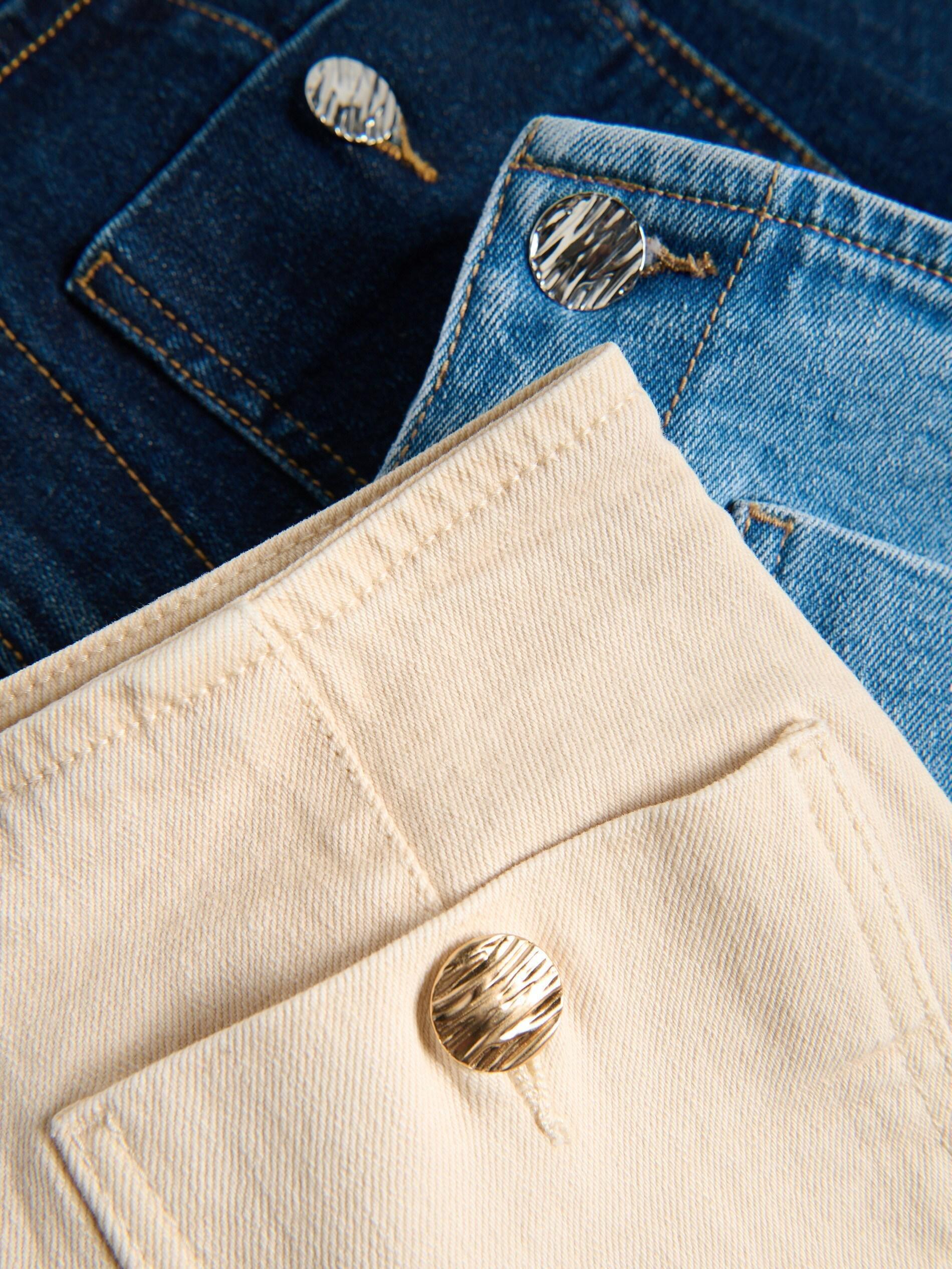 NUDE JEANS Culotte jeans, Ivory, large image number 5