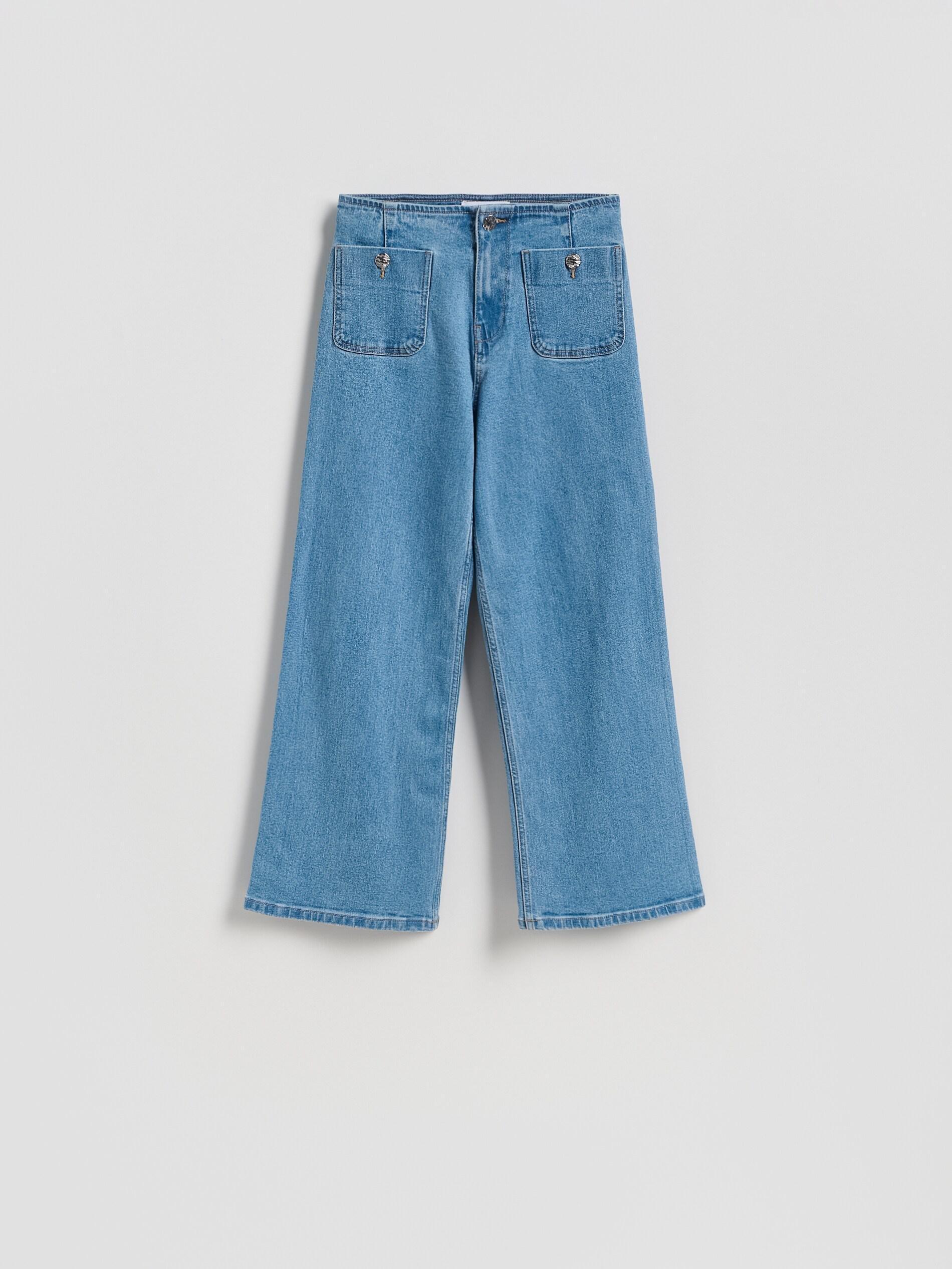 BLUE Culotte jeans, Blue, medium