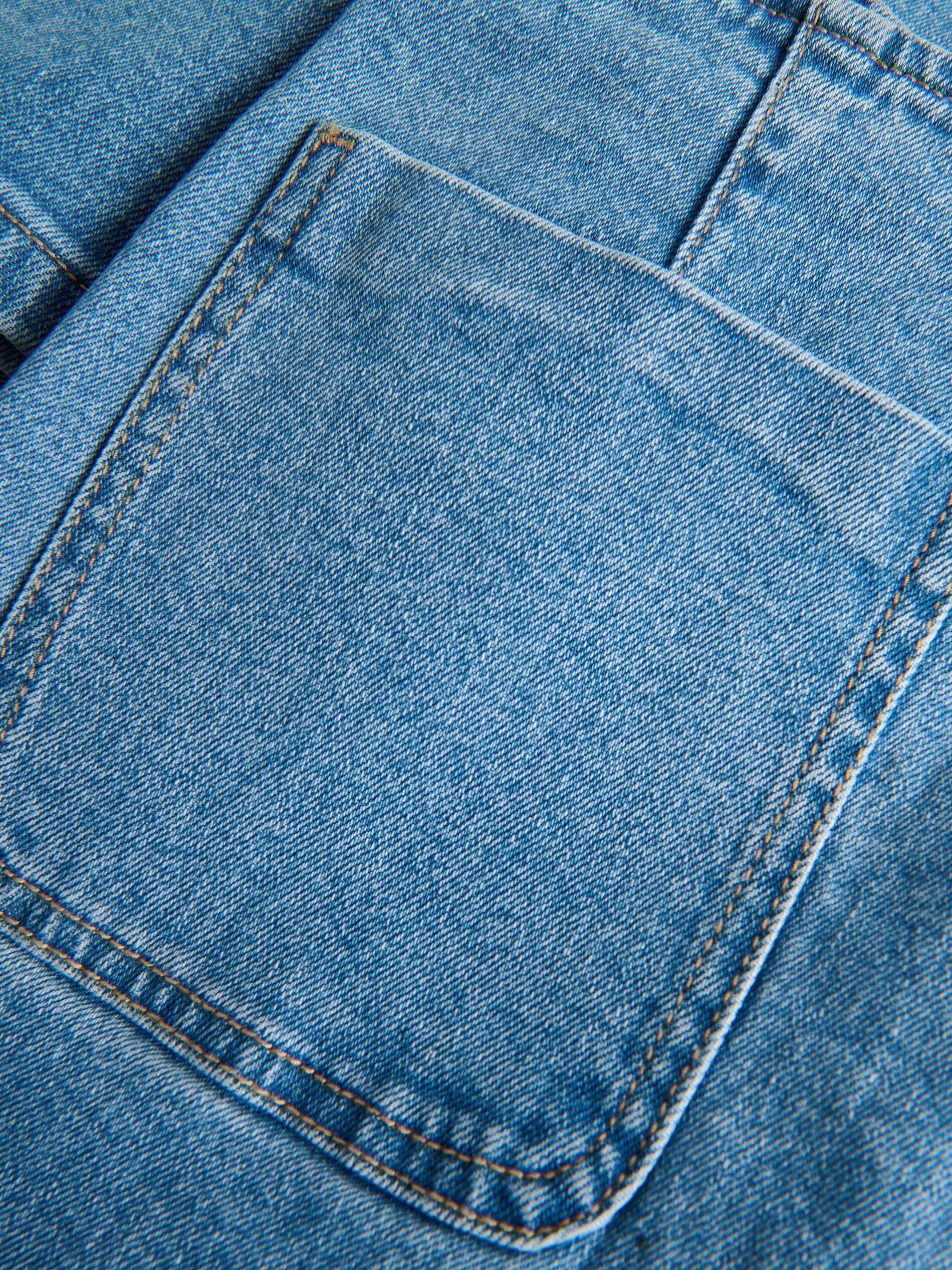 BLUE Culotte jeans, Blue, large image number 5