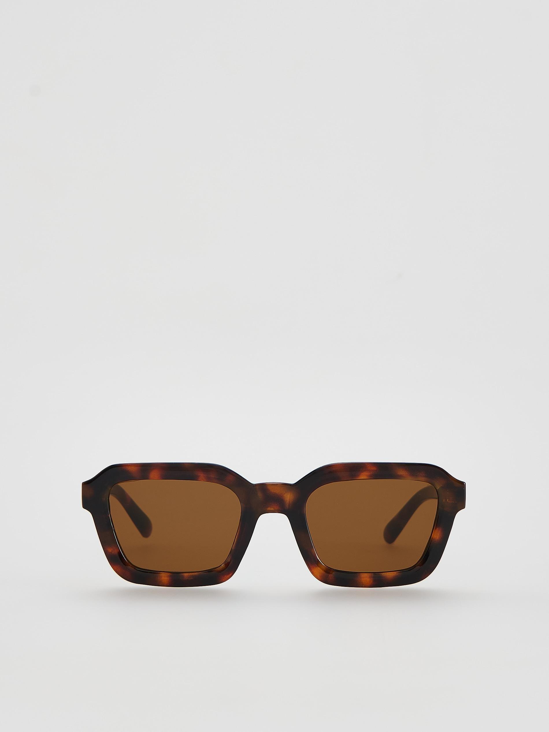 Golden Brown Sunglasses With Case, Brown, large image number 0