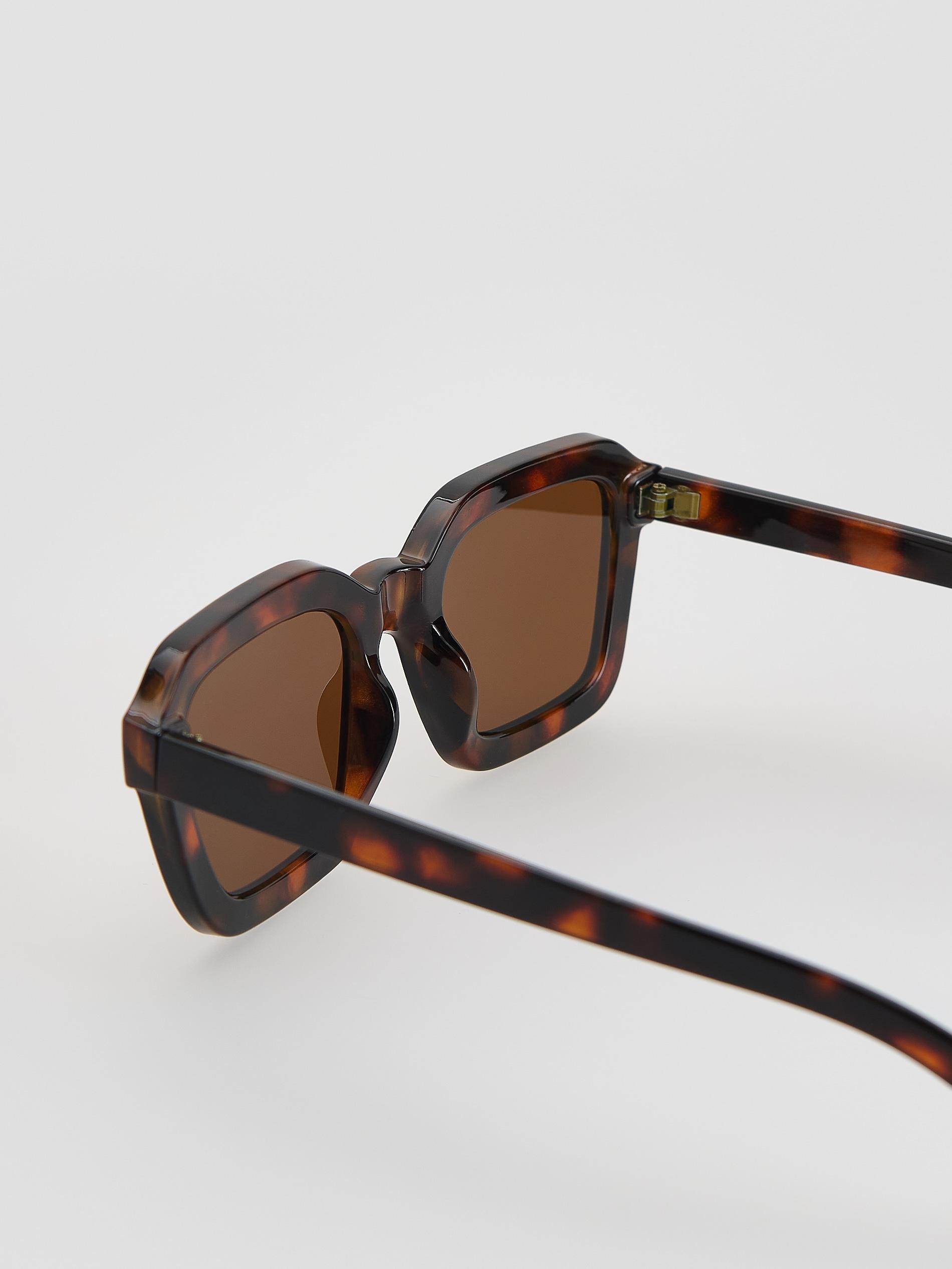 Golden Brown Sunglasses With Case, Brown, large image number 1