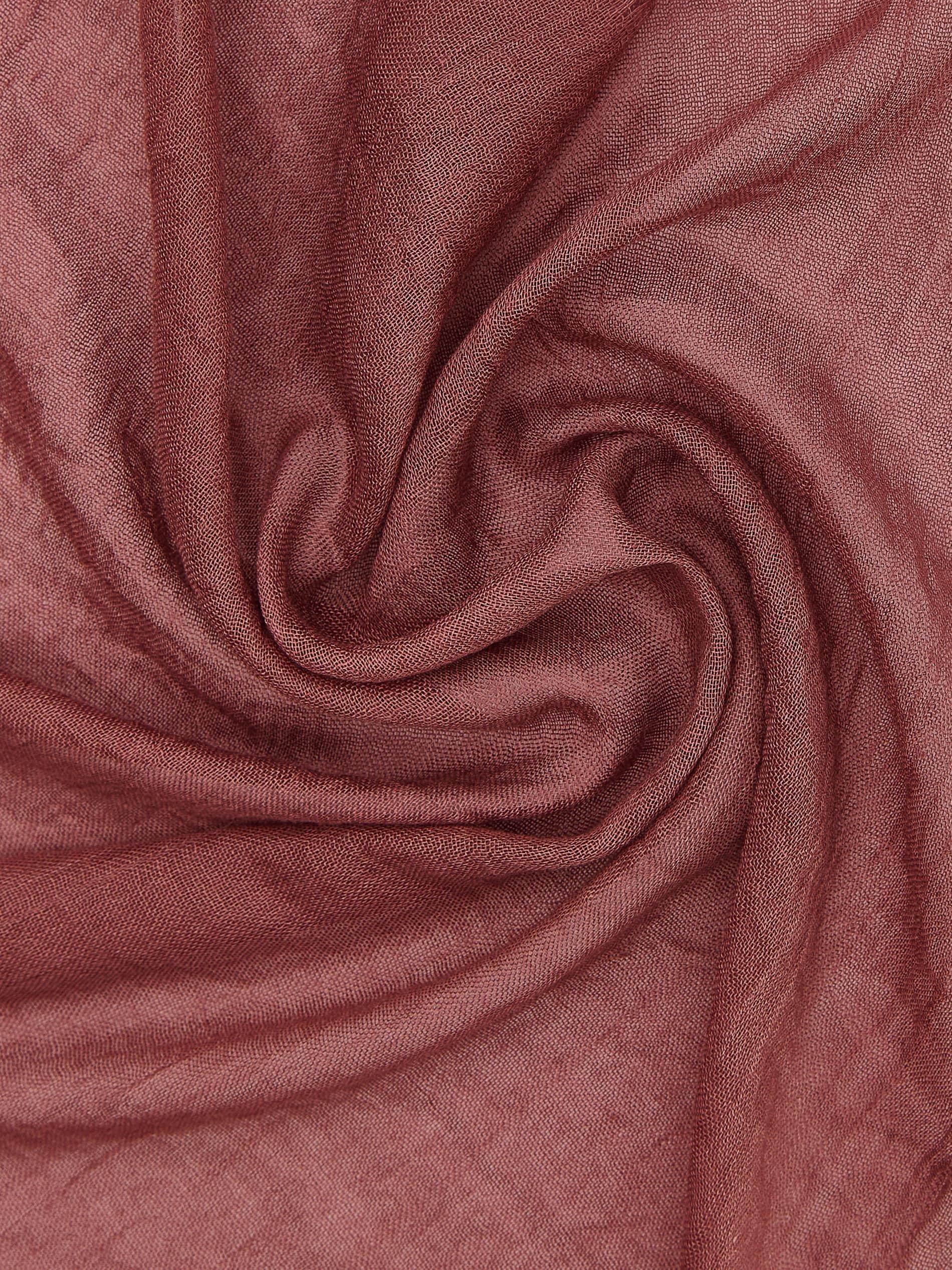 MAROON Plain scarf, Burgundy, medium