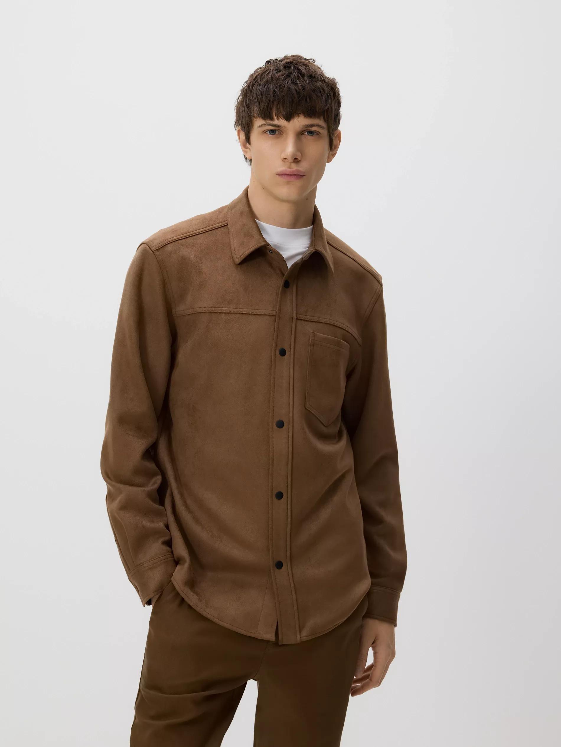 قميص بني, Brown, large image number 0