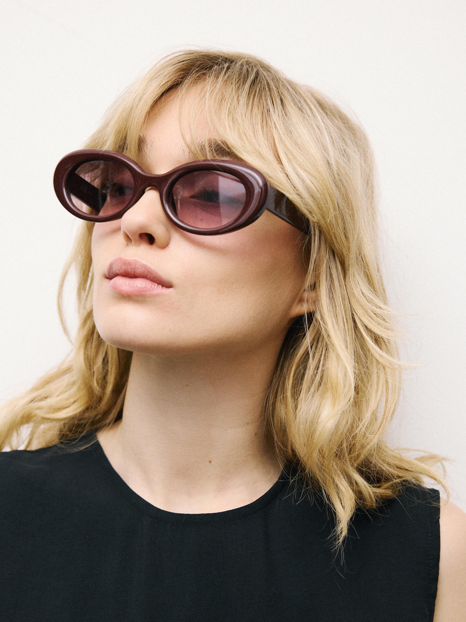 Purple Sunglasses, Purple, medium