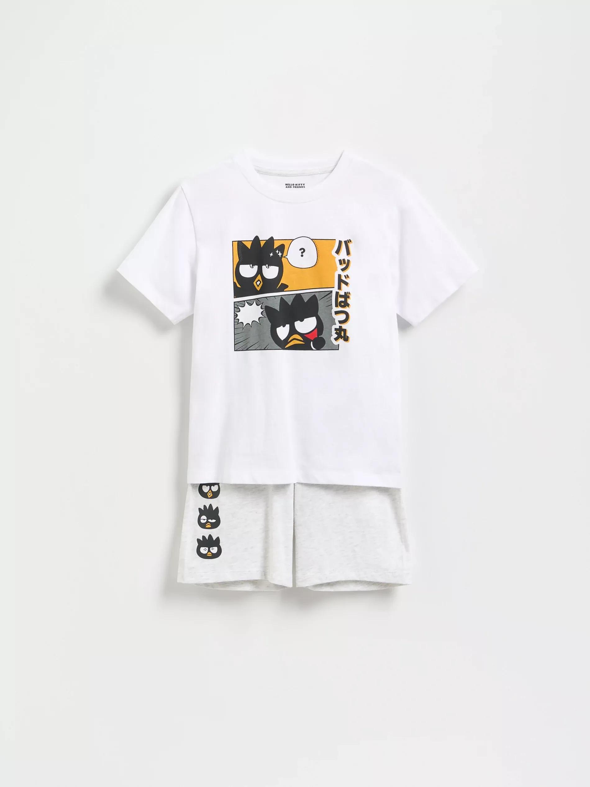 White Bad Badtz-Maru Pajama Set, White, medium