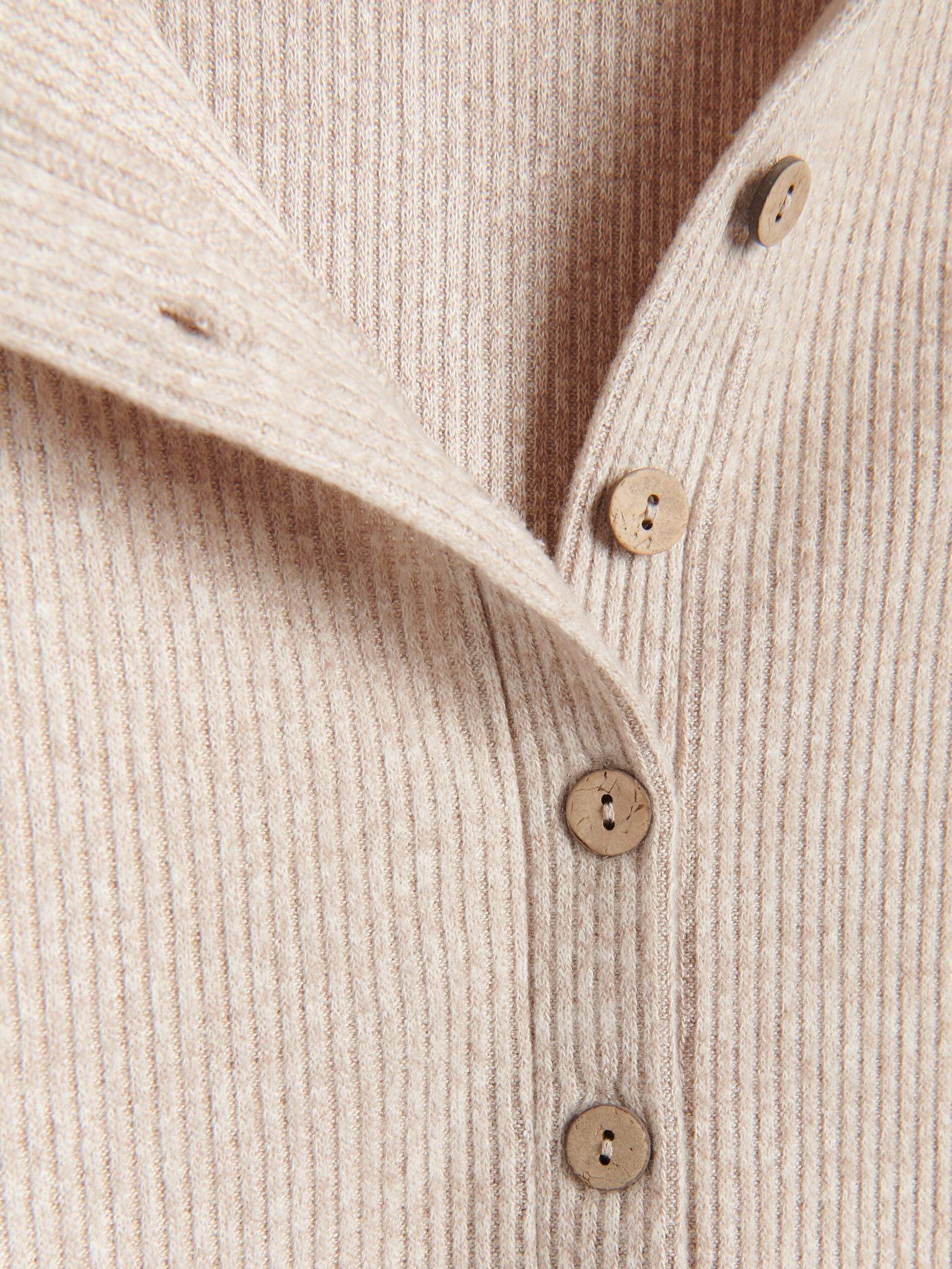 Beige Ribbed Blouse, Women, , large image number 17