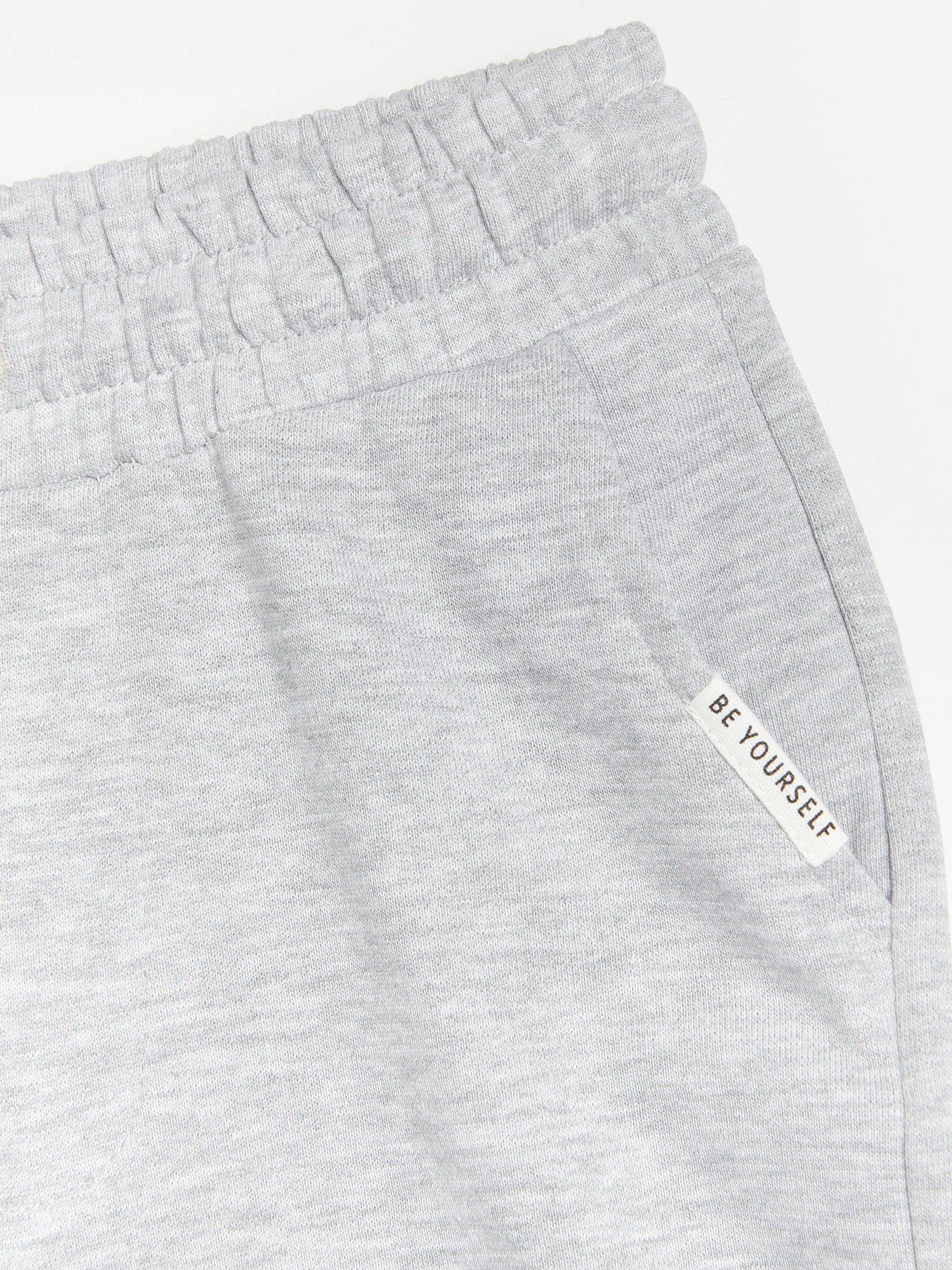Light Grey Cotton Shorts With Pockets, Kids Boy, , large image number 3