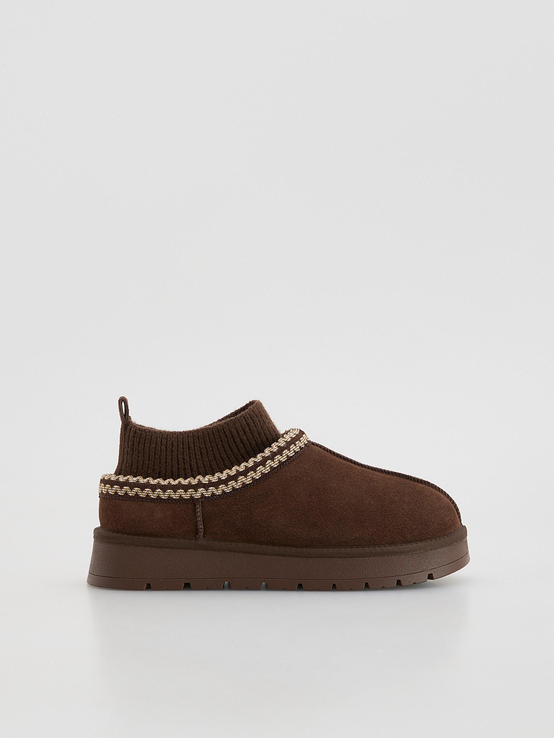 Brown Ankle Boots, Brown, medium