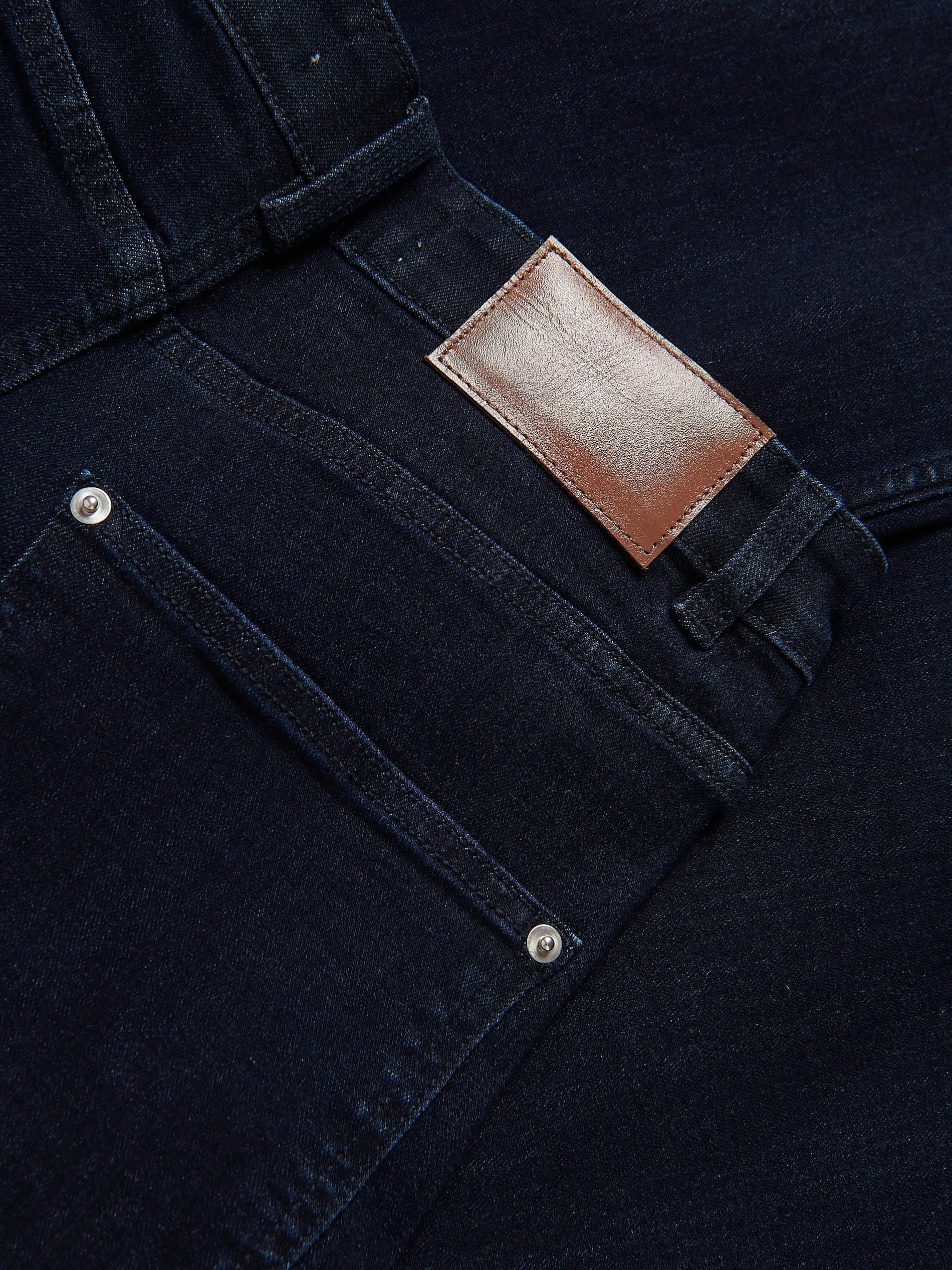 Navy High Waist Trousers, Navy, large image number 4