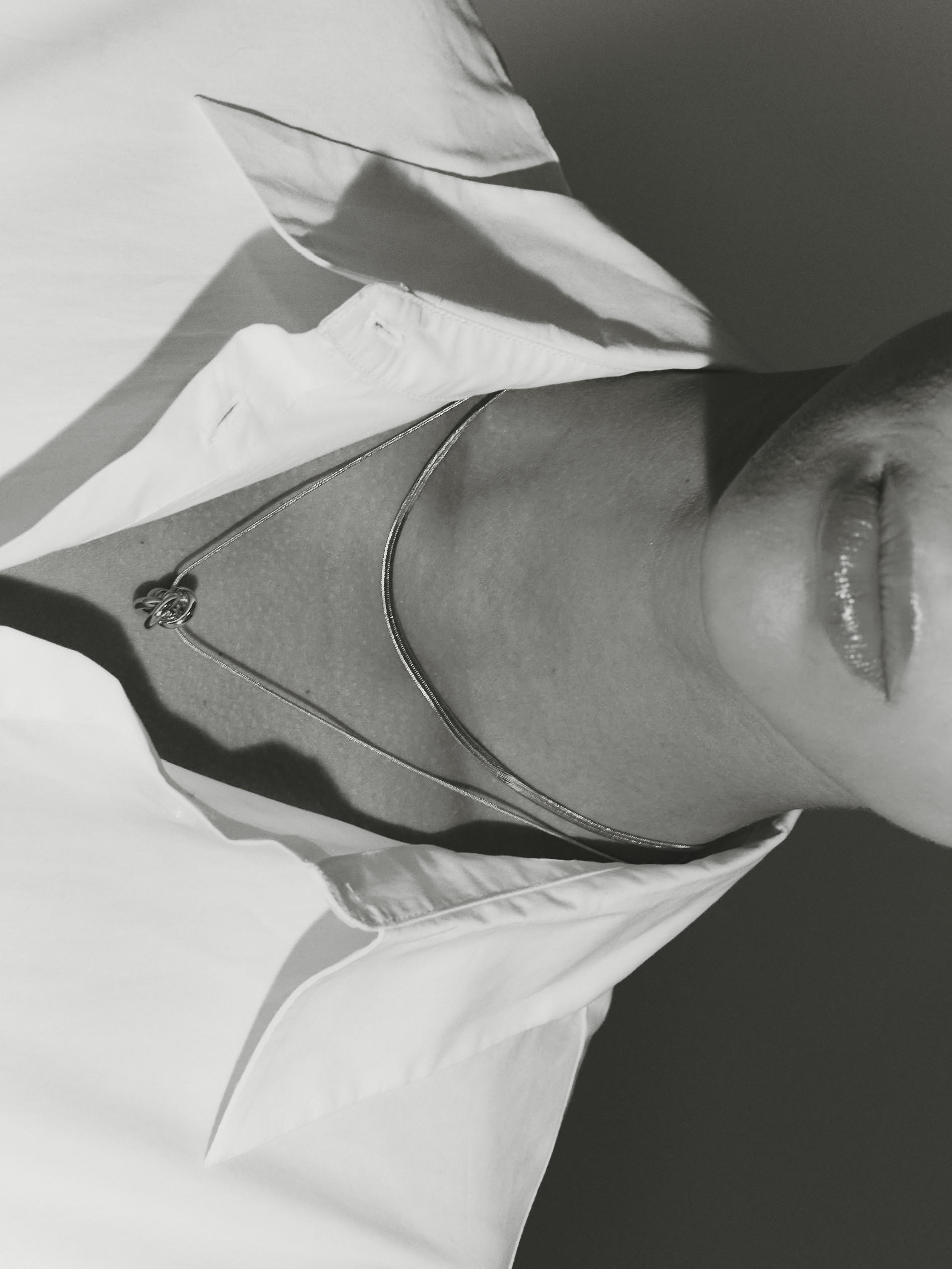 Golden Necklace, Golden, medium