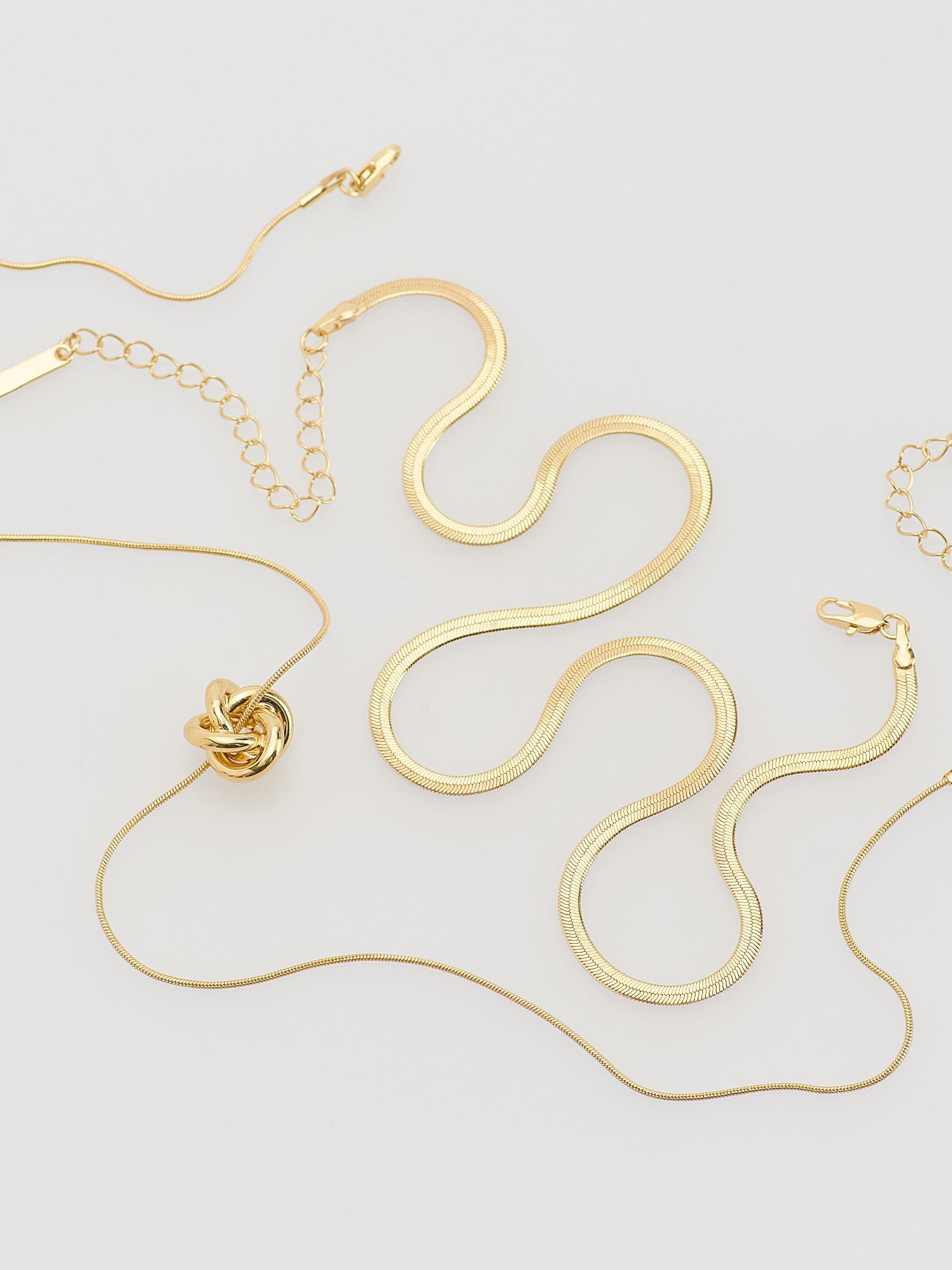 Golden Necklace, Golden, large image number 3