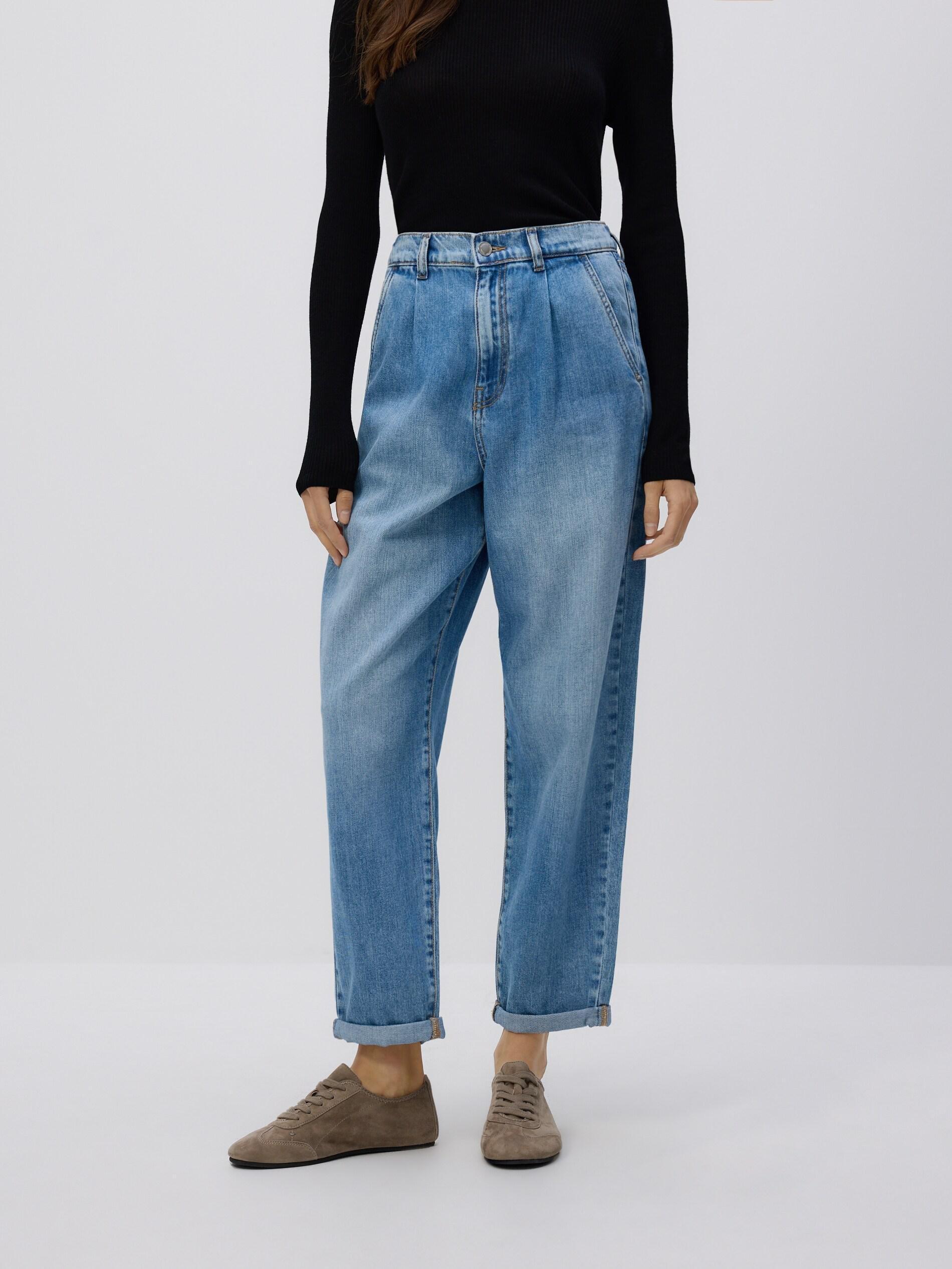 BLUE Barrel leg jeans, Blue, large image number 2