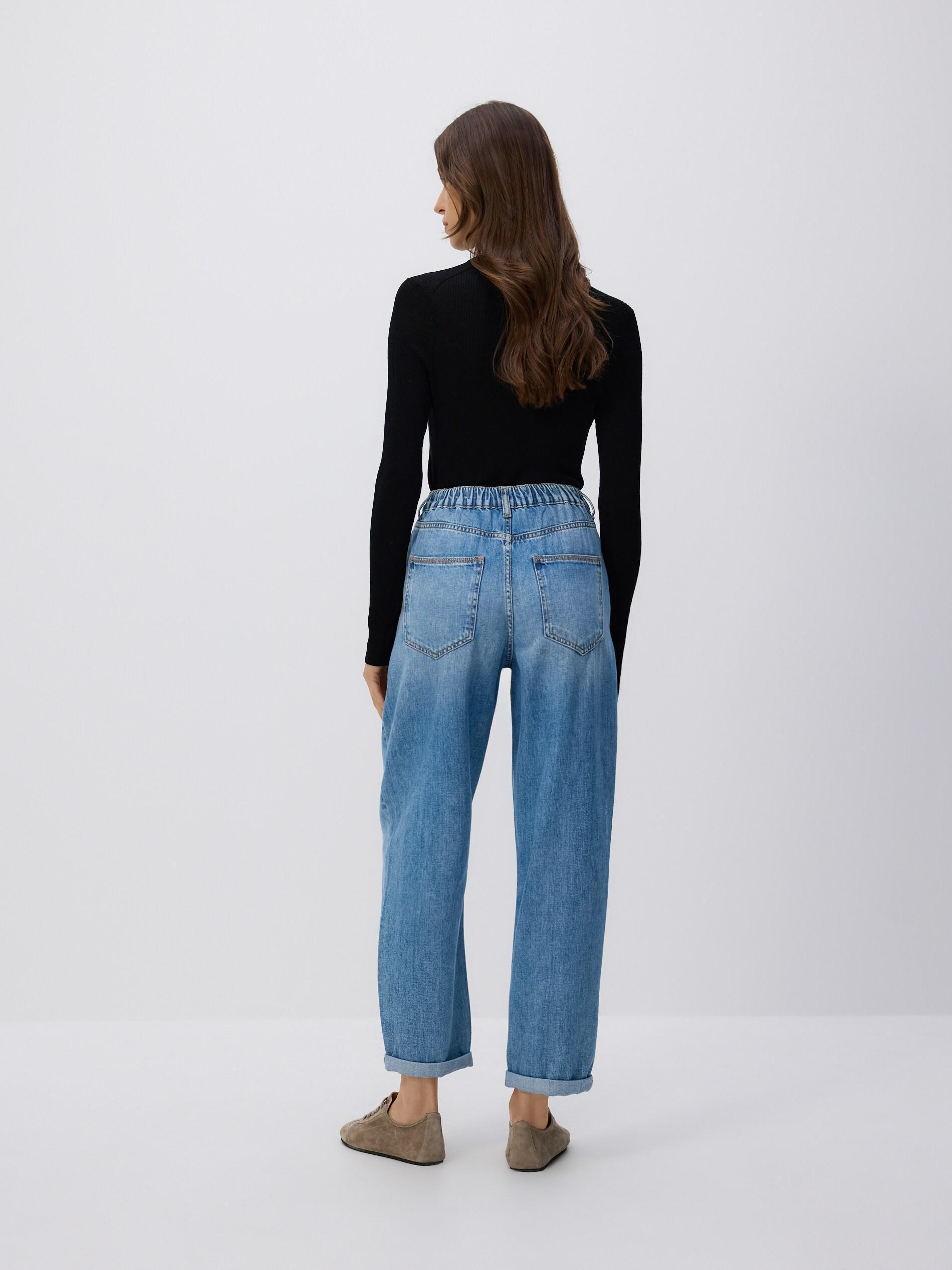 BLUE Barrel leg jeans, Blue, large image number 3