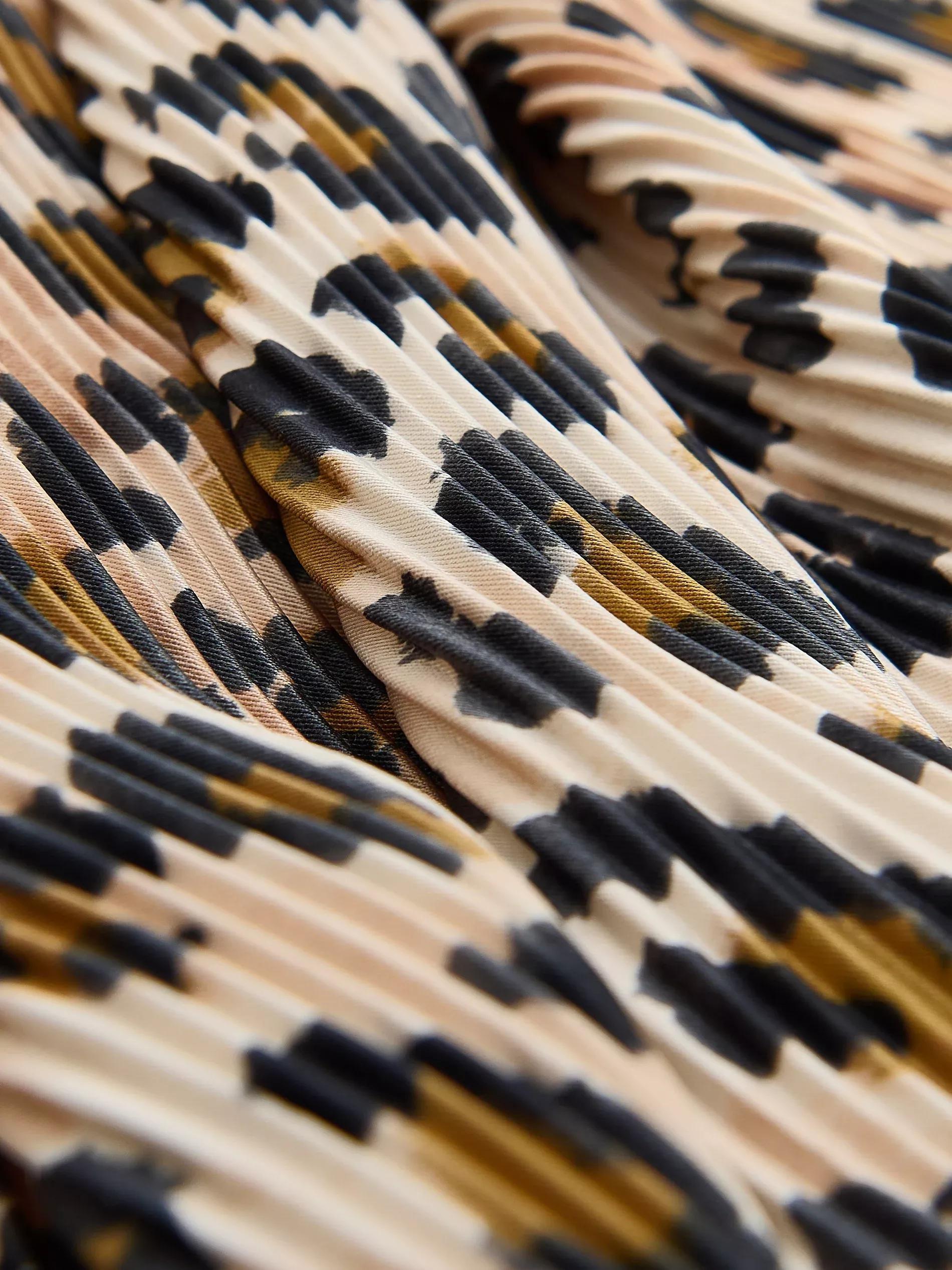 Brown Patterned Neckerchief, Brown, medium