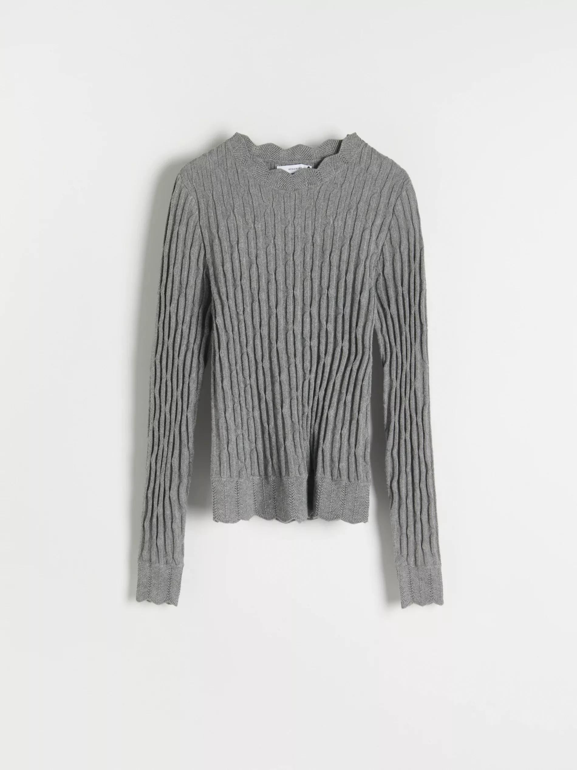 Dark Grey Viscose Rich Blouse, Women, , large image number 2