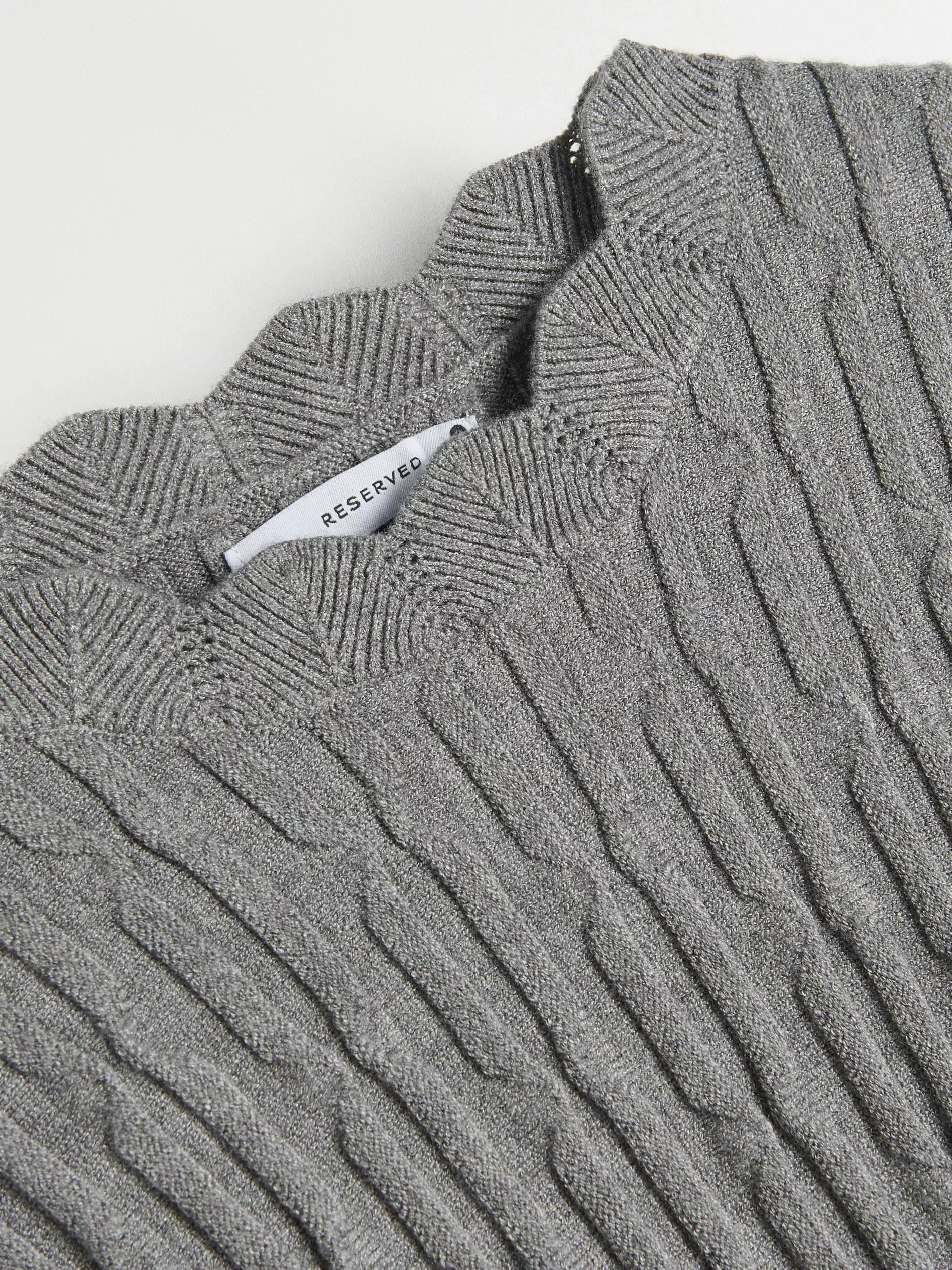 Dark Grey Viscose Rich Blouse, Women, , large image number 3
