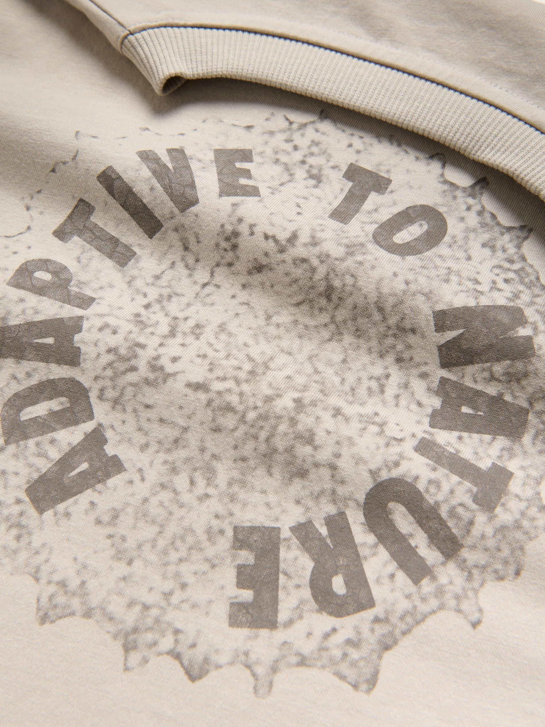 Beige Cotton T-Shirt, Beige, medium