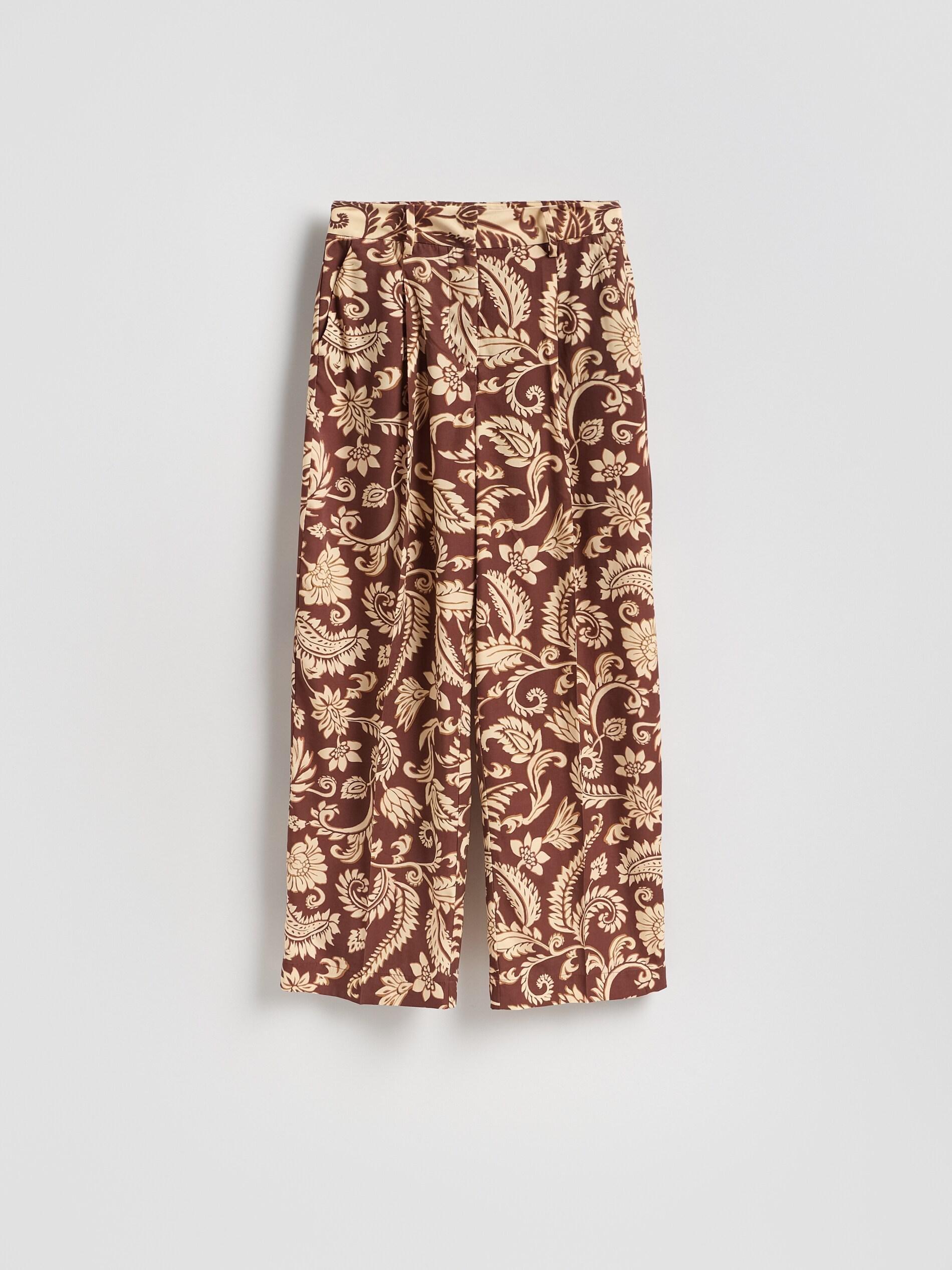 Multicolour Patterned Trousers, Multicolor, large image number 4