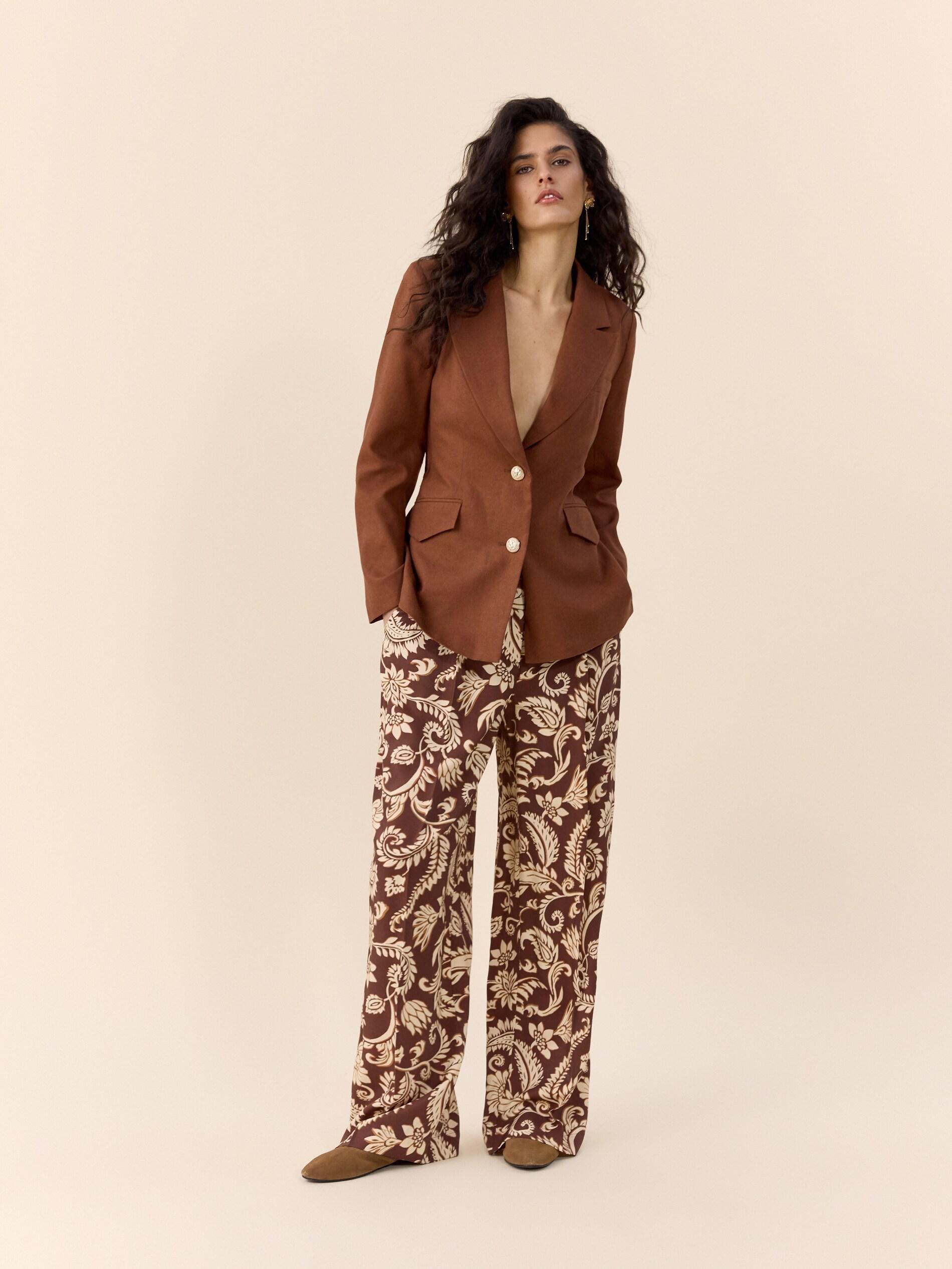 Multicolour Patterned Trousers, Multicolor, large image number 5