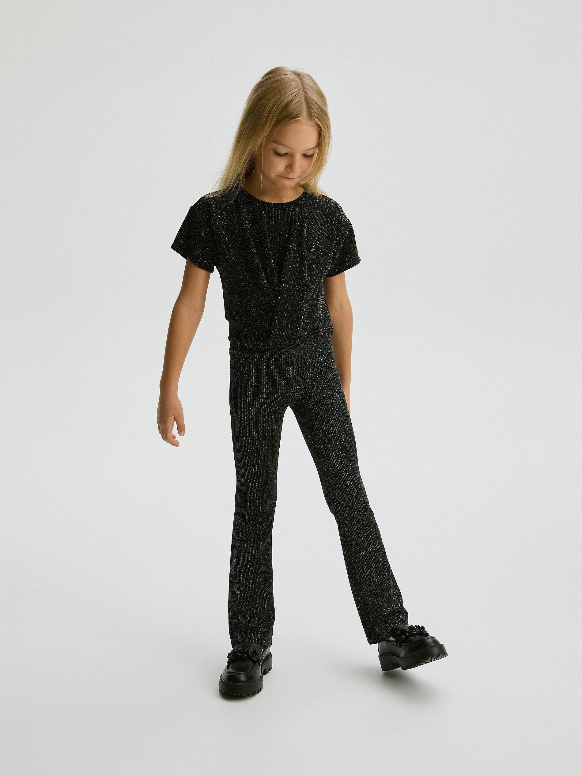Black Blouse,Kids Girl, , large image number 2