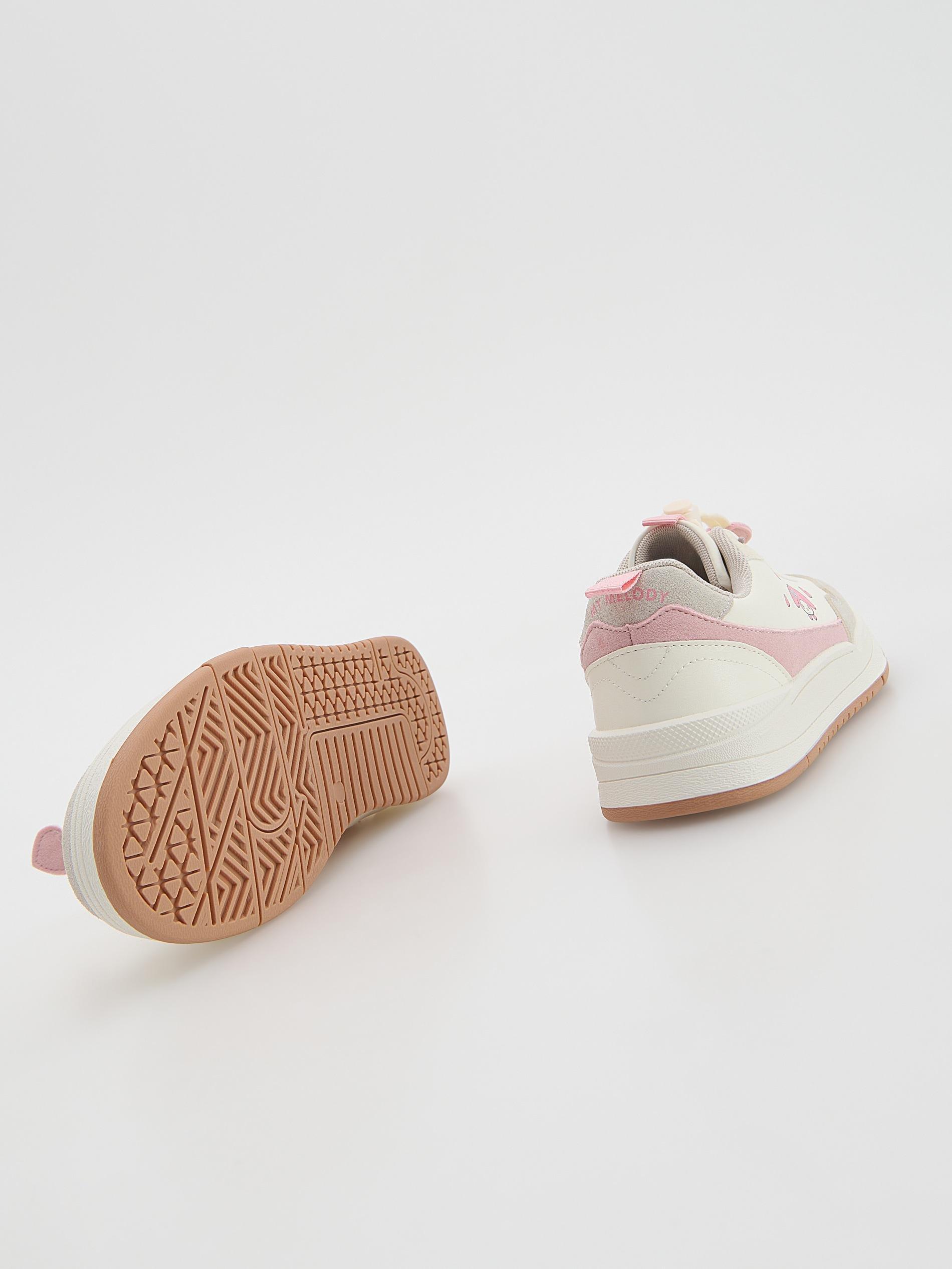 White My Melody Sneakers, White, large image number 2