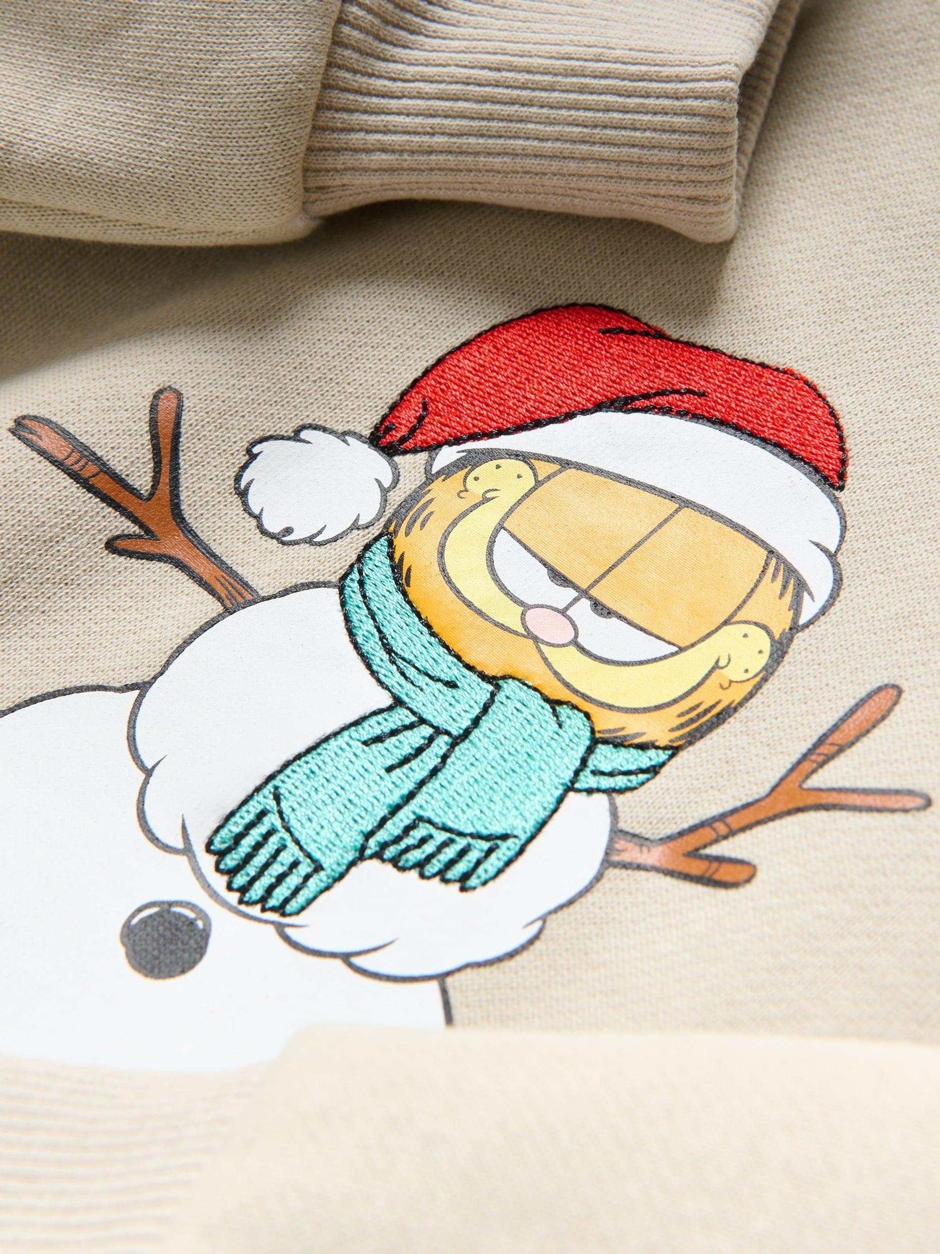 Beige Garfield Sweatshirt, Beige, large image number 1