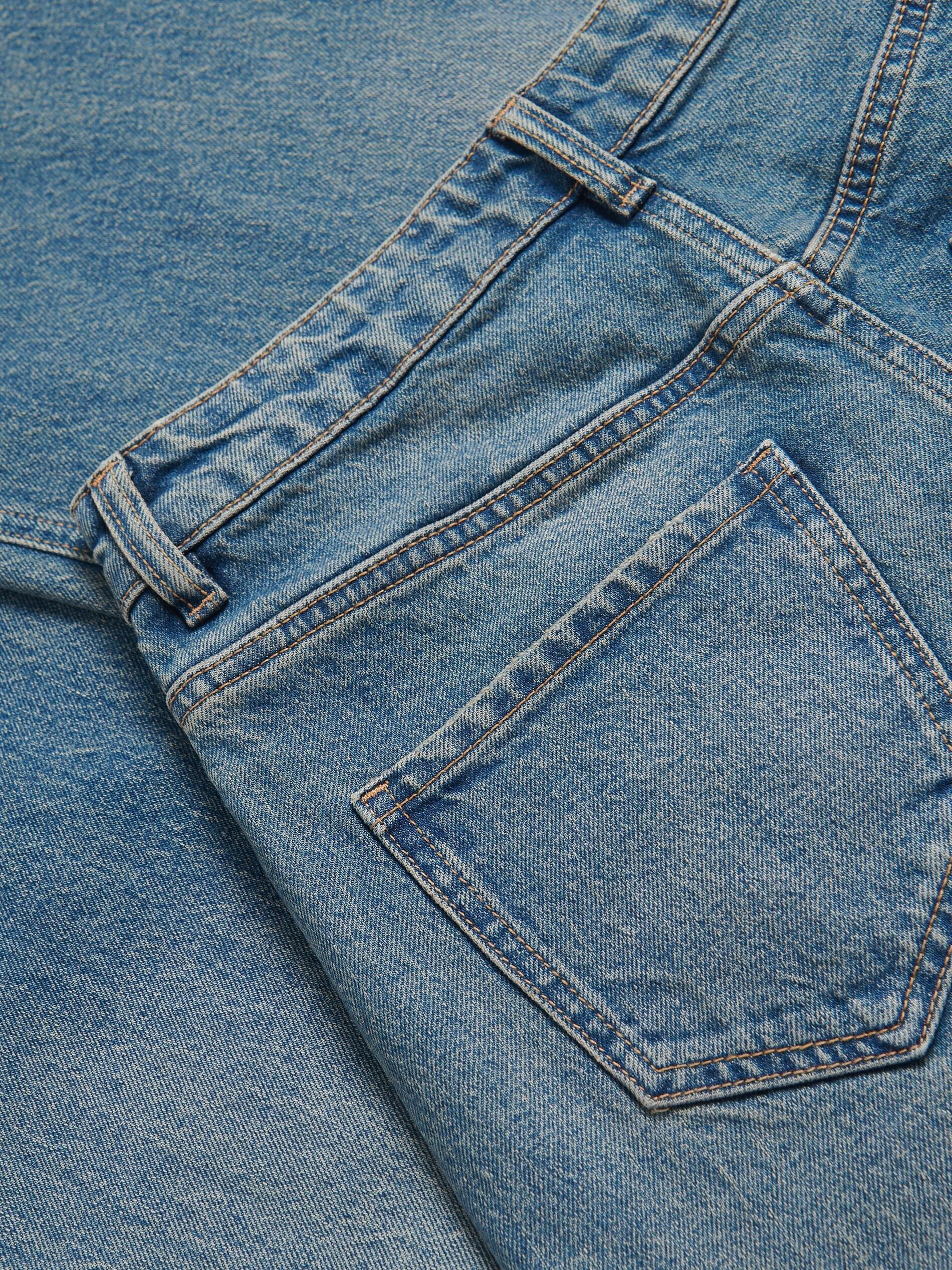 Blue Jeans Wide Leg Jeans, Blue, large image number 5